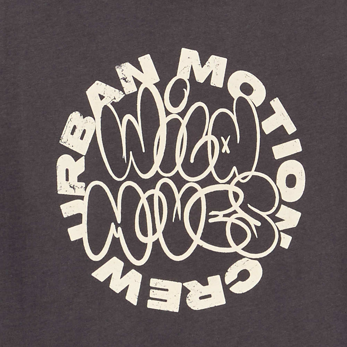 T-shirt manches longues imprimé GRIS