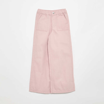 Pantalon wide leg - Size - VIOLET