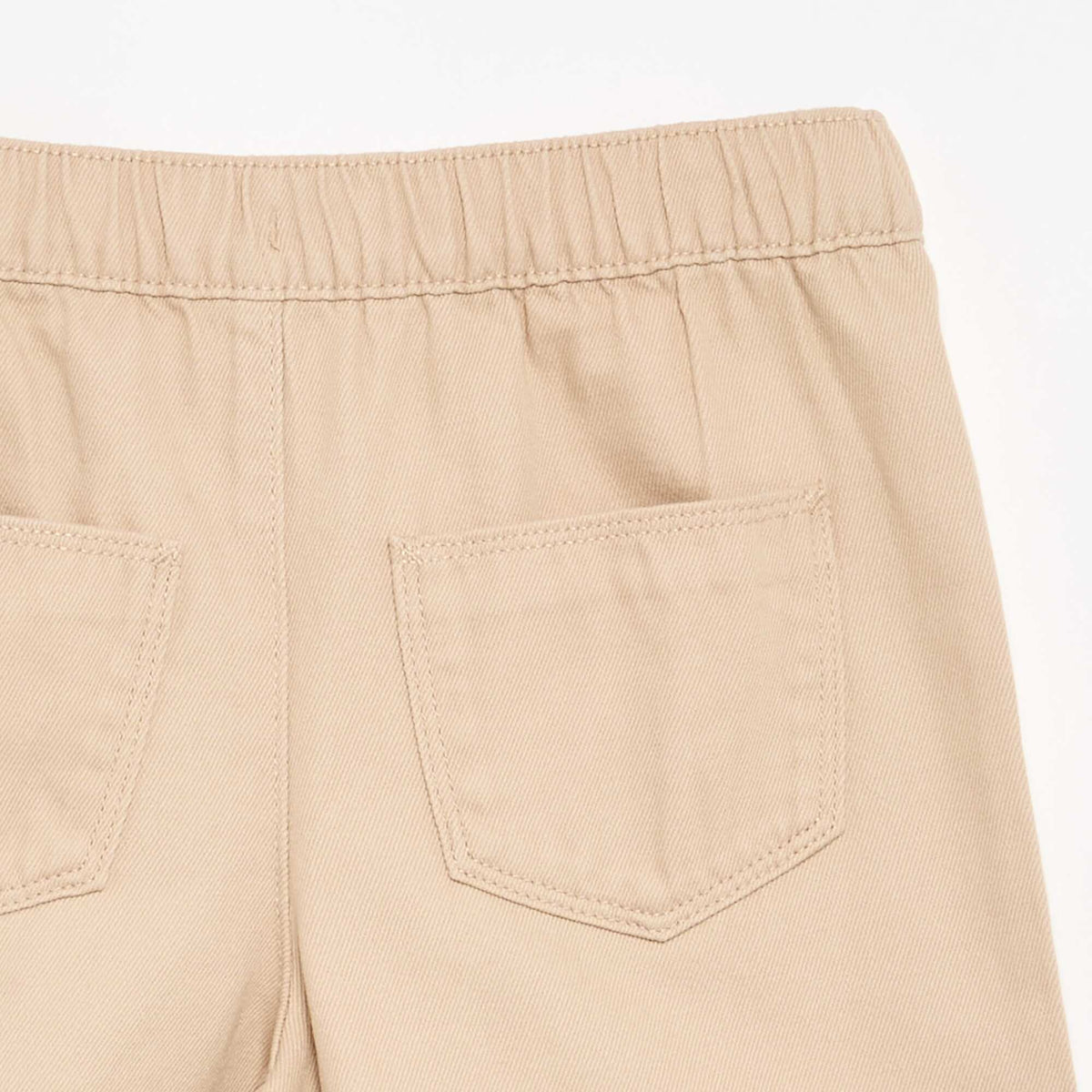 Pantalon en coton size + BEIGE