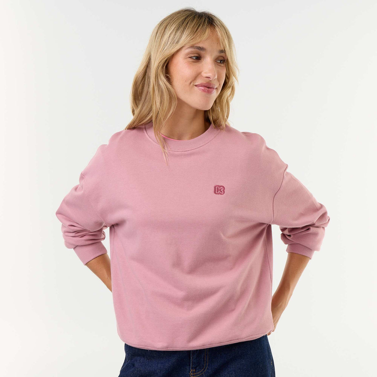 Sweat à col rond - Kiabi ROSE