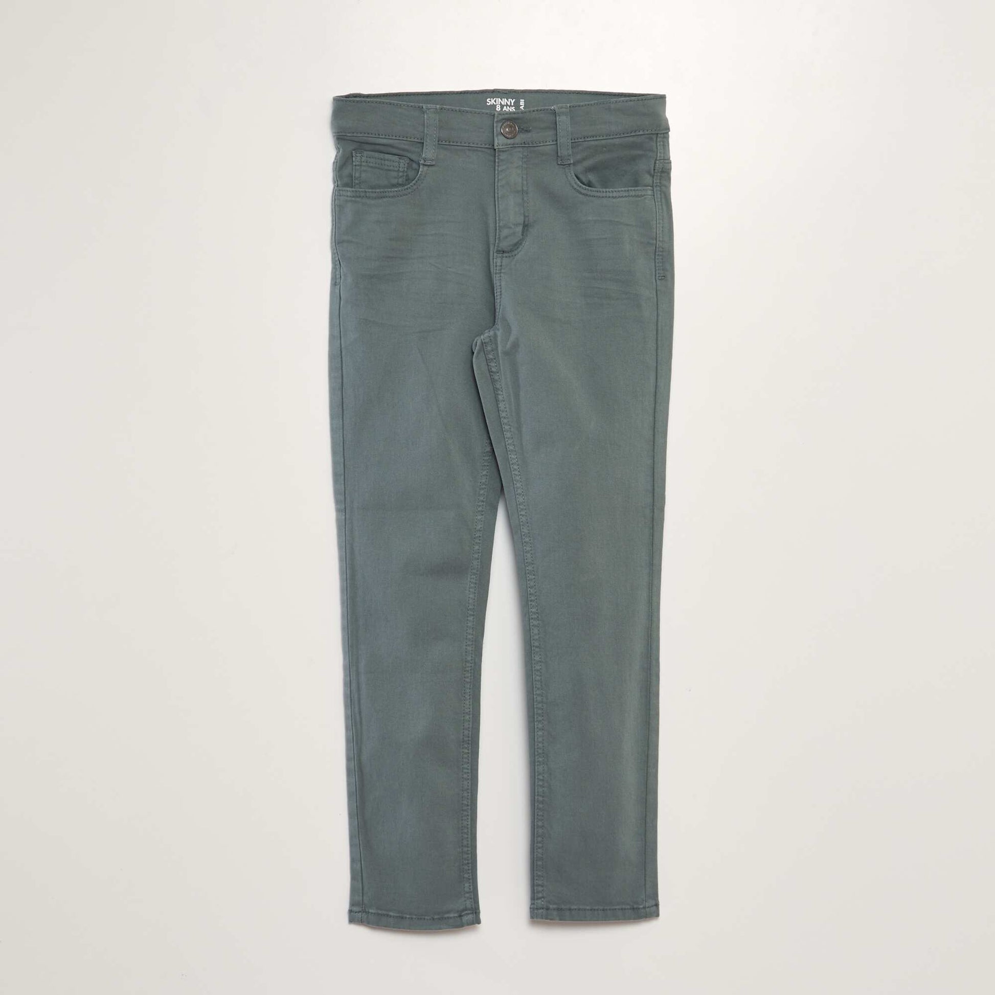 Jean skinny 5 poches Vert