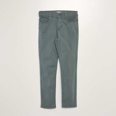 Jean skinny 5 poches Vert