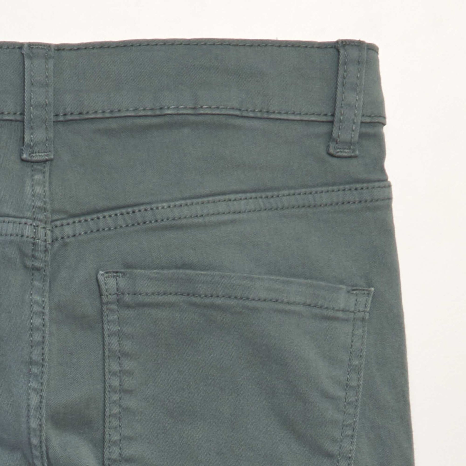 Jean skinny 5 poches Vert