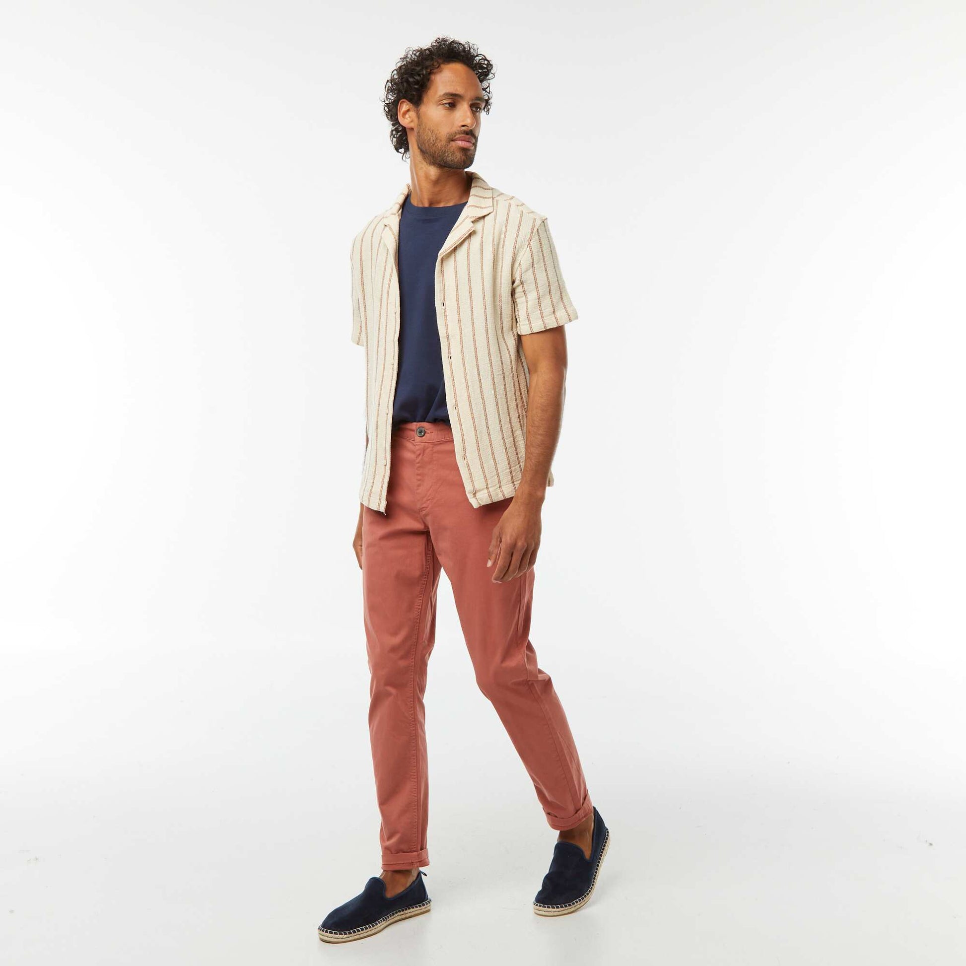 Pantalon chino slim ROSE