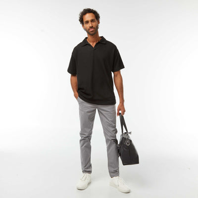 Pantalon chino slim GRIS