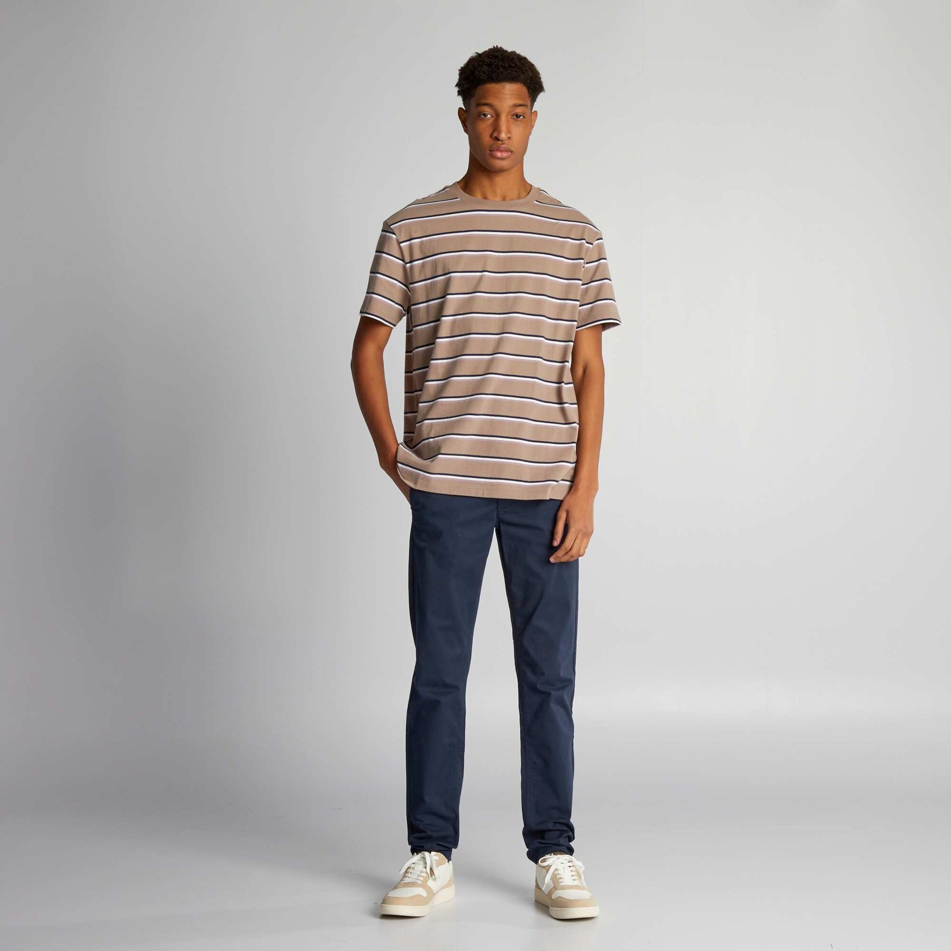 Chino slim L36 +1m90 BLEU MARINE