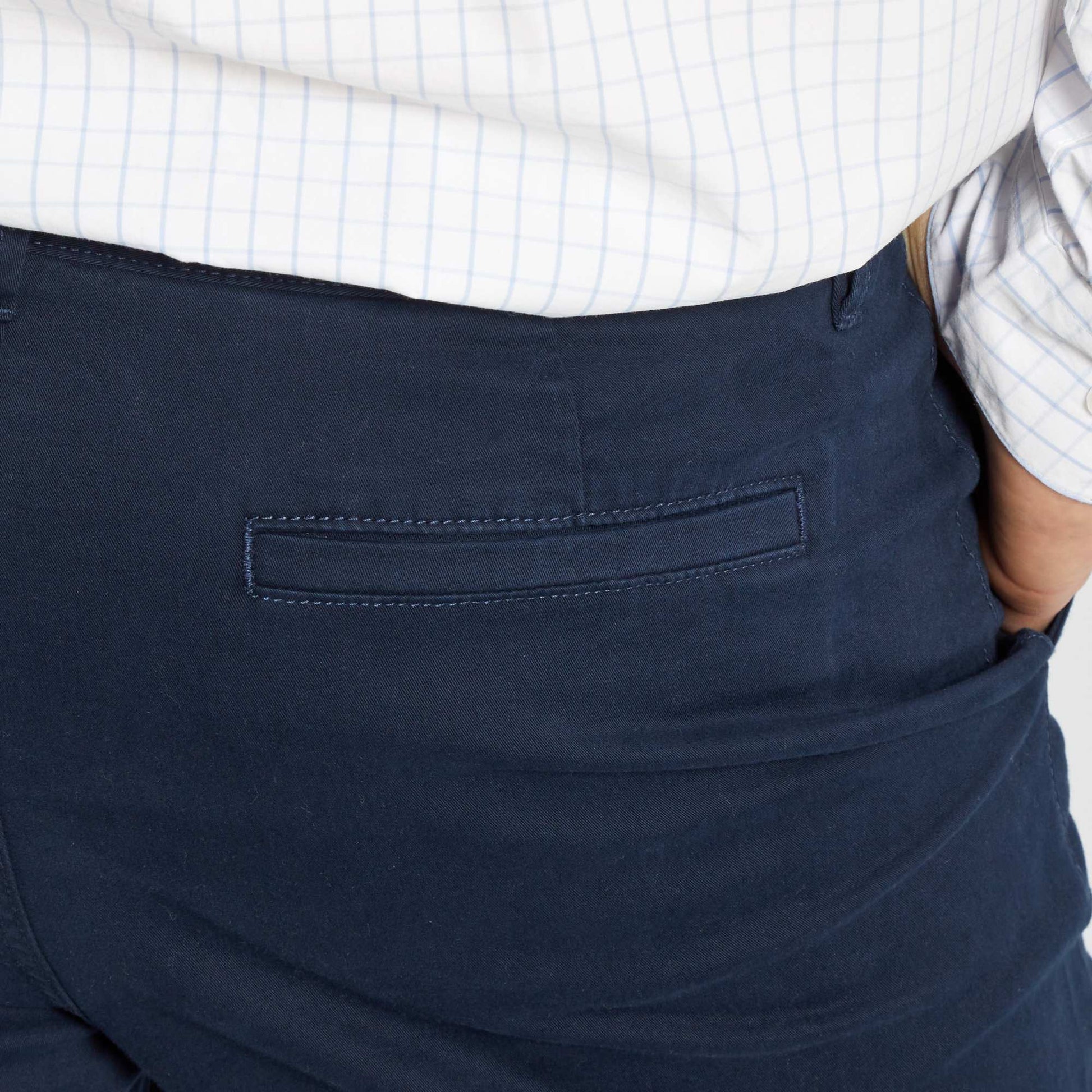 Chino slim L38 +2m BLEU MARINE