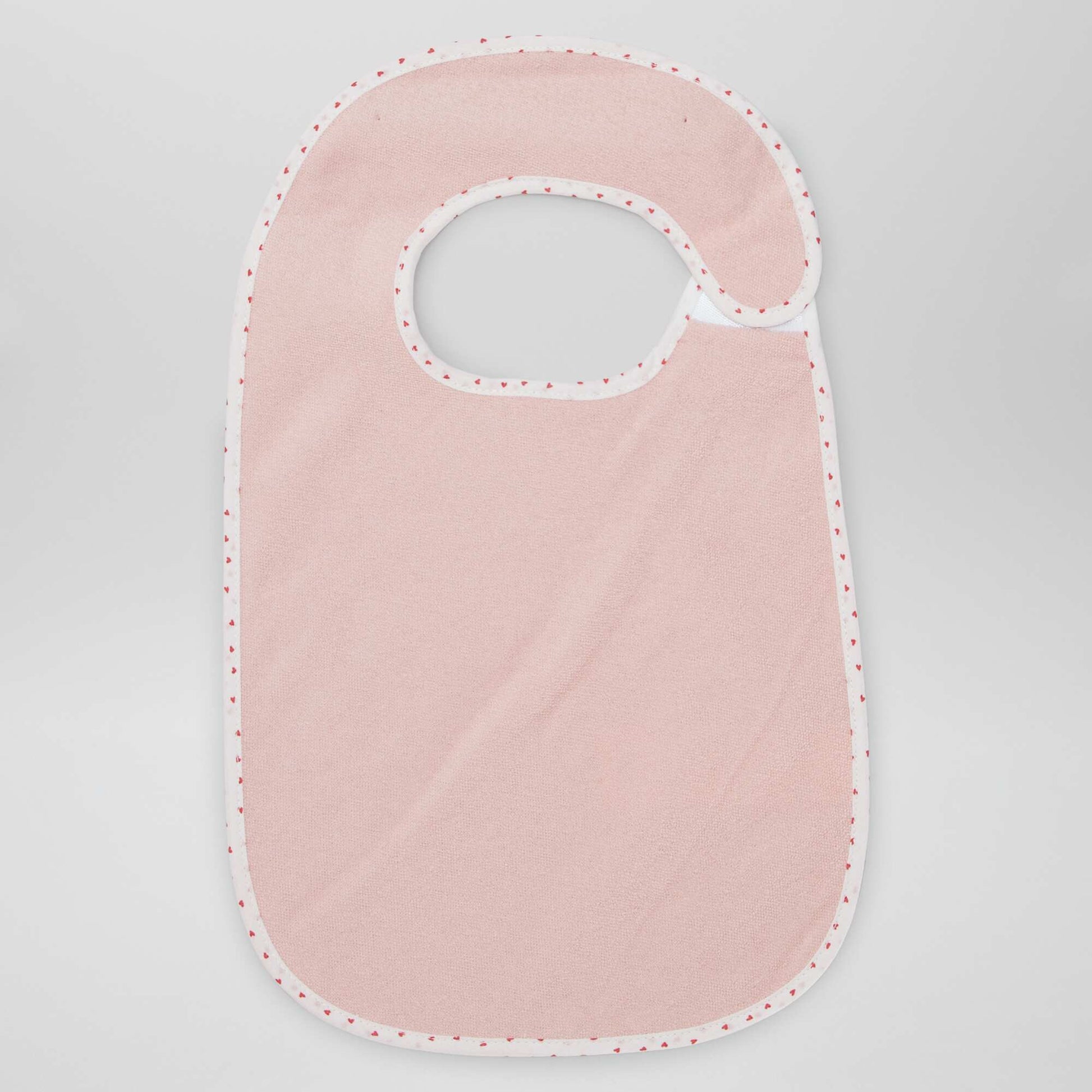 Le lot de 7 bavoirs ponge doubl s Rose/bleu