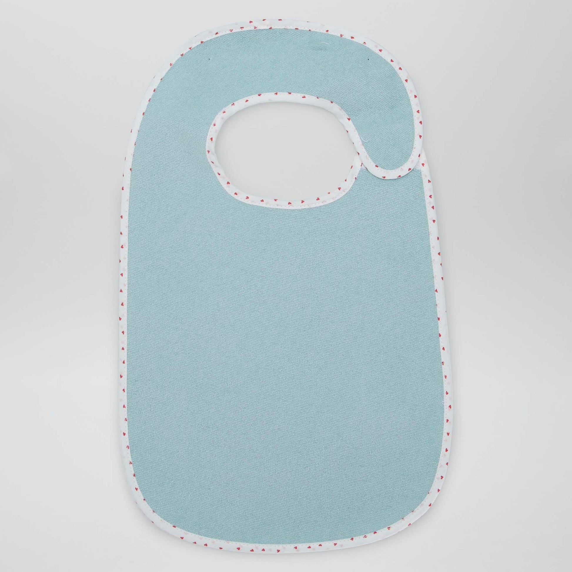 Le lot de 7 bavoirs ponge doubl s Rose/bleu
