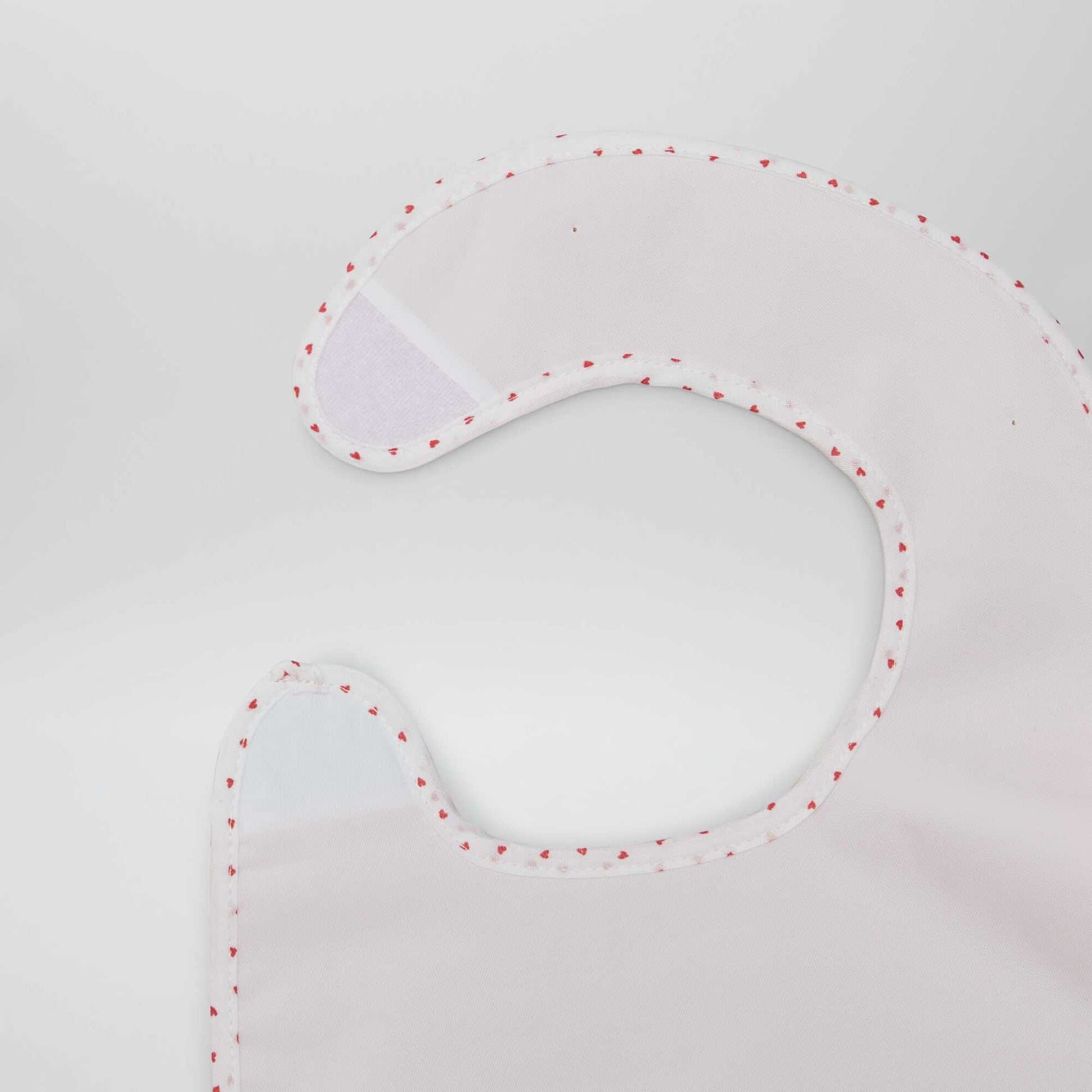 Le lot de 7 bavoirs ponge doubl s Rose/bleu