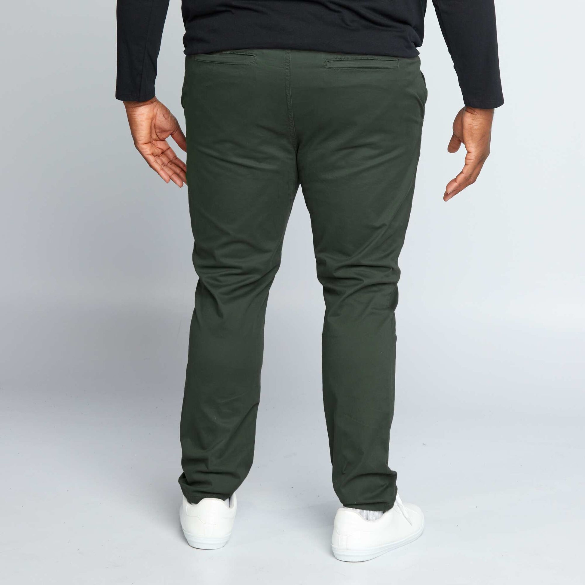 Chino slim - L32 VERT FONCé