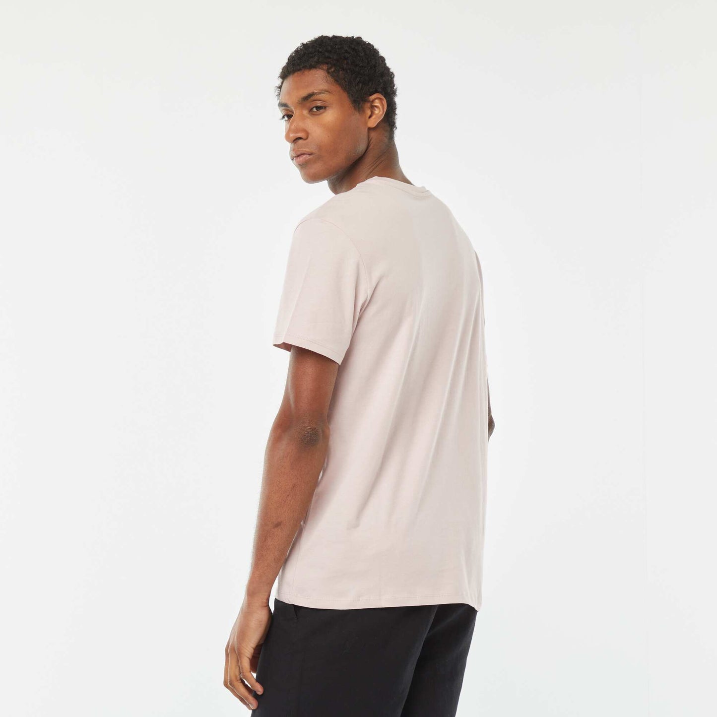 T-shirt droit en jersey uni LILAS