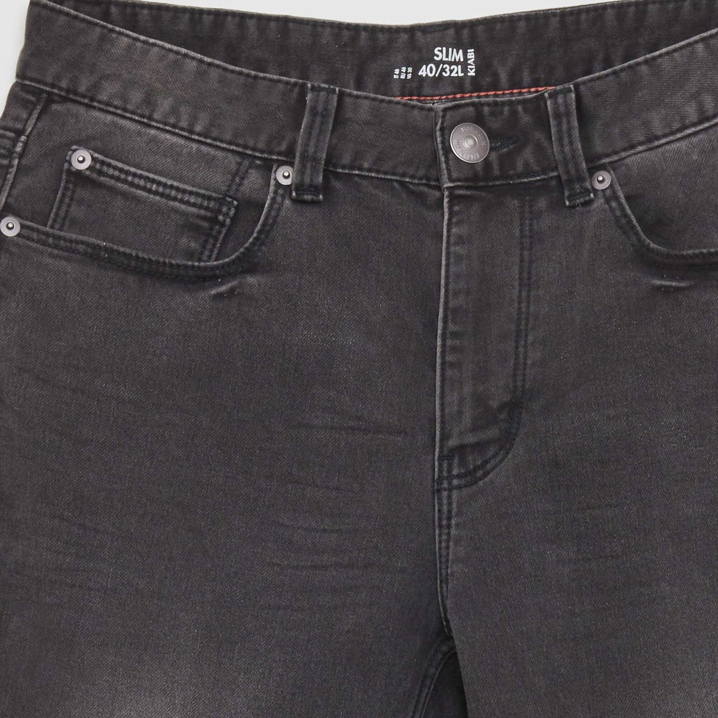 Jean slim stretch L32 Gris foncé