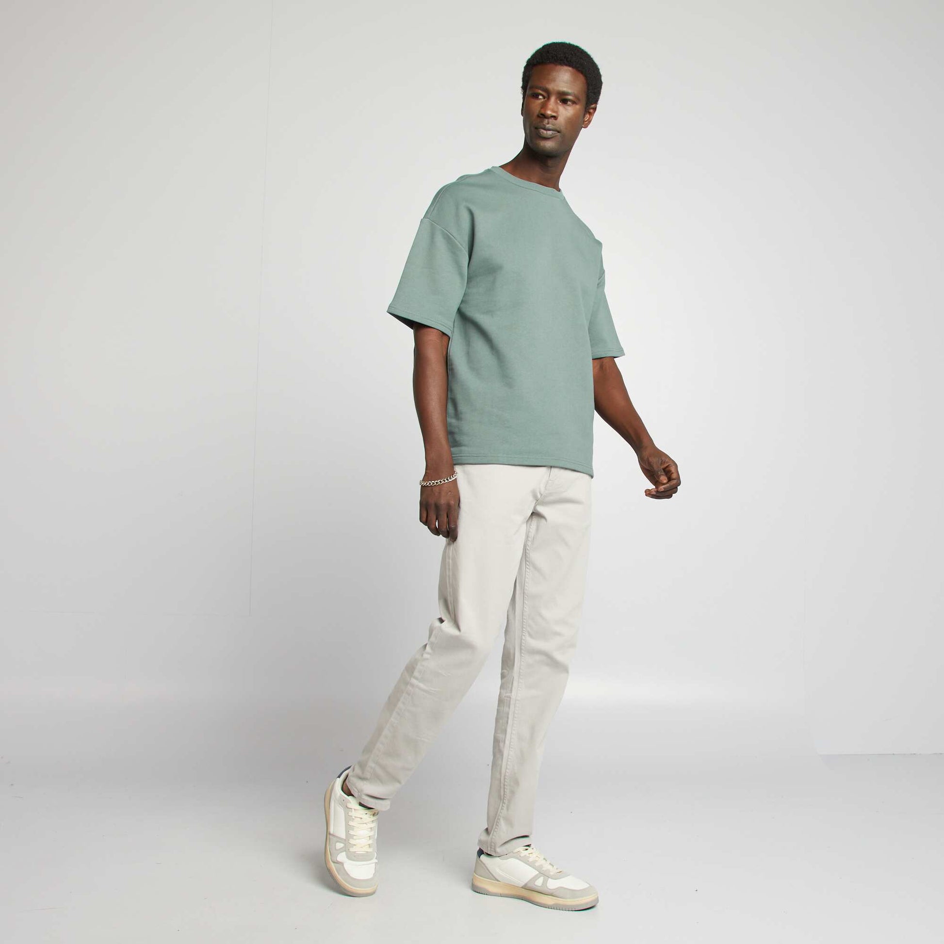 Chino slim 5 poches - L32 GRIS