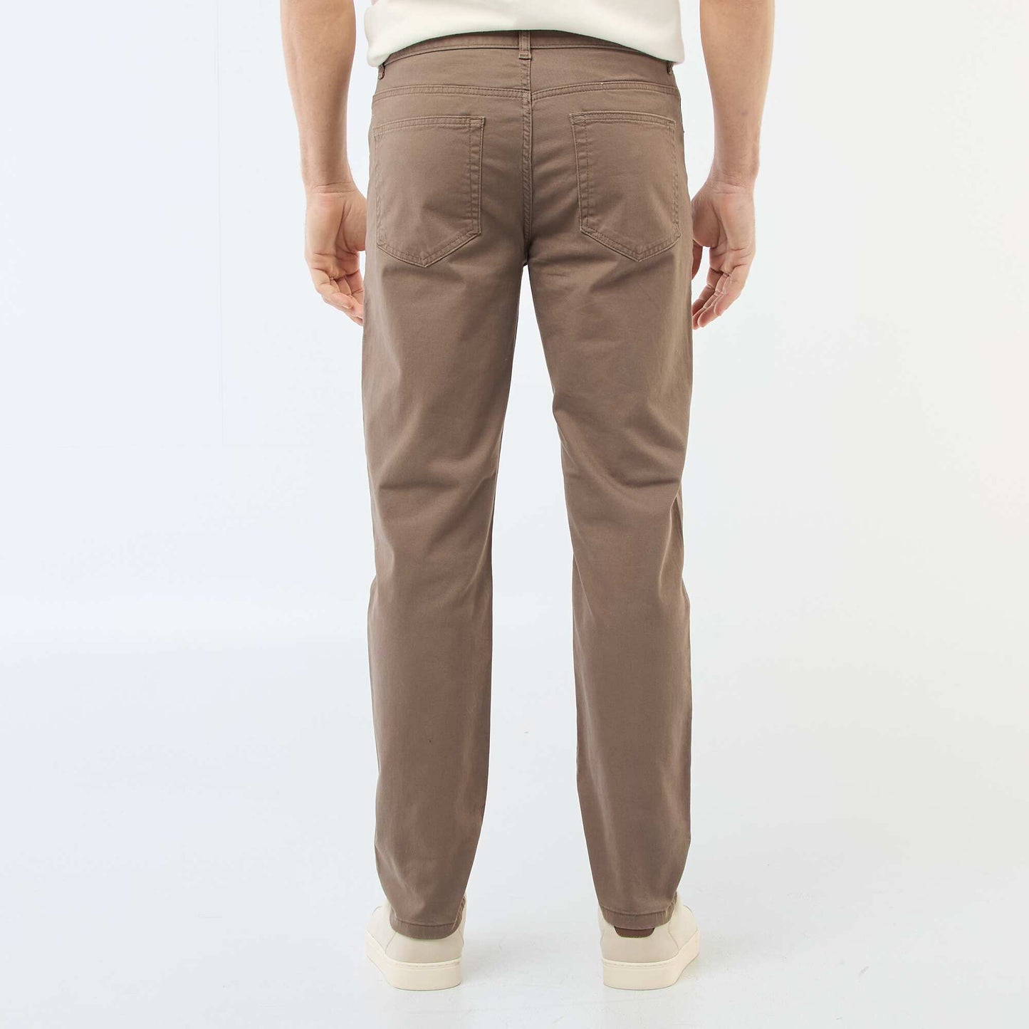 Chino slim 5 poches - L32 MARRON