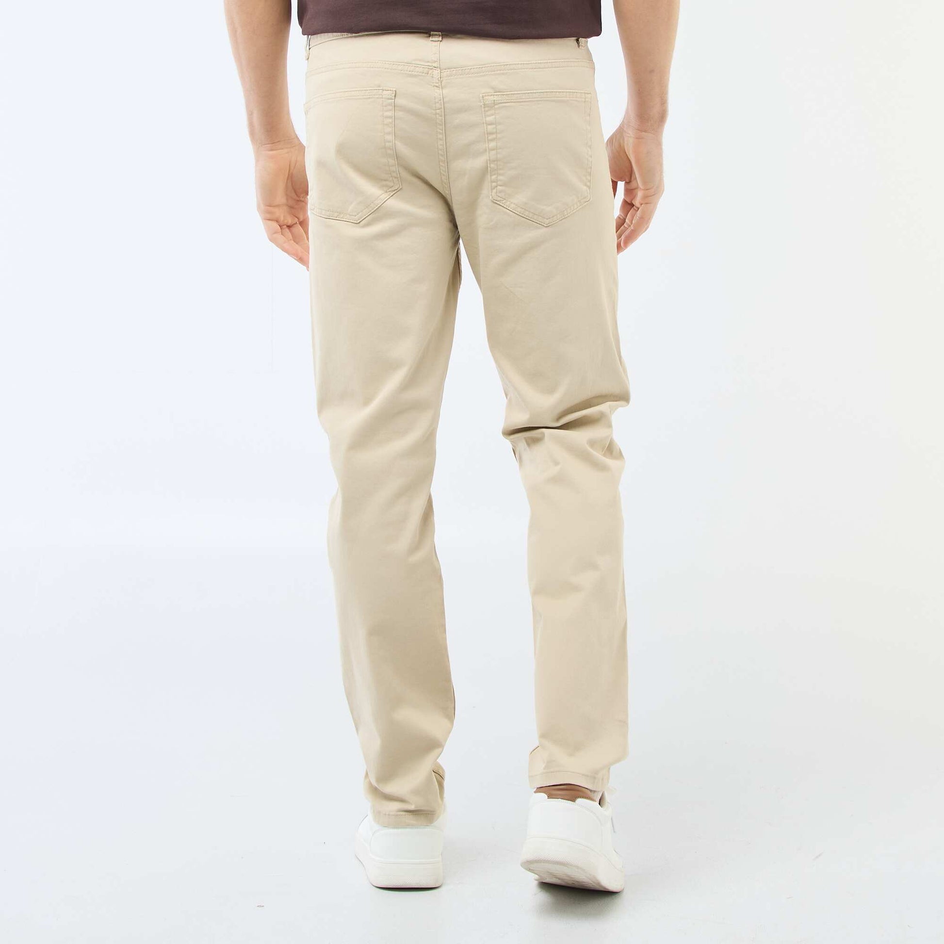 Chino slim 5 poches - L32 BEIGE
