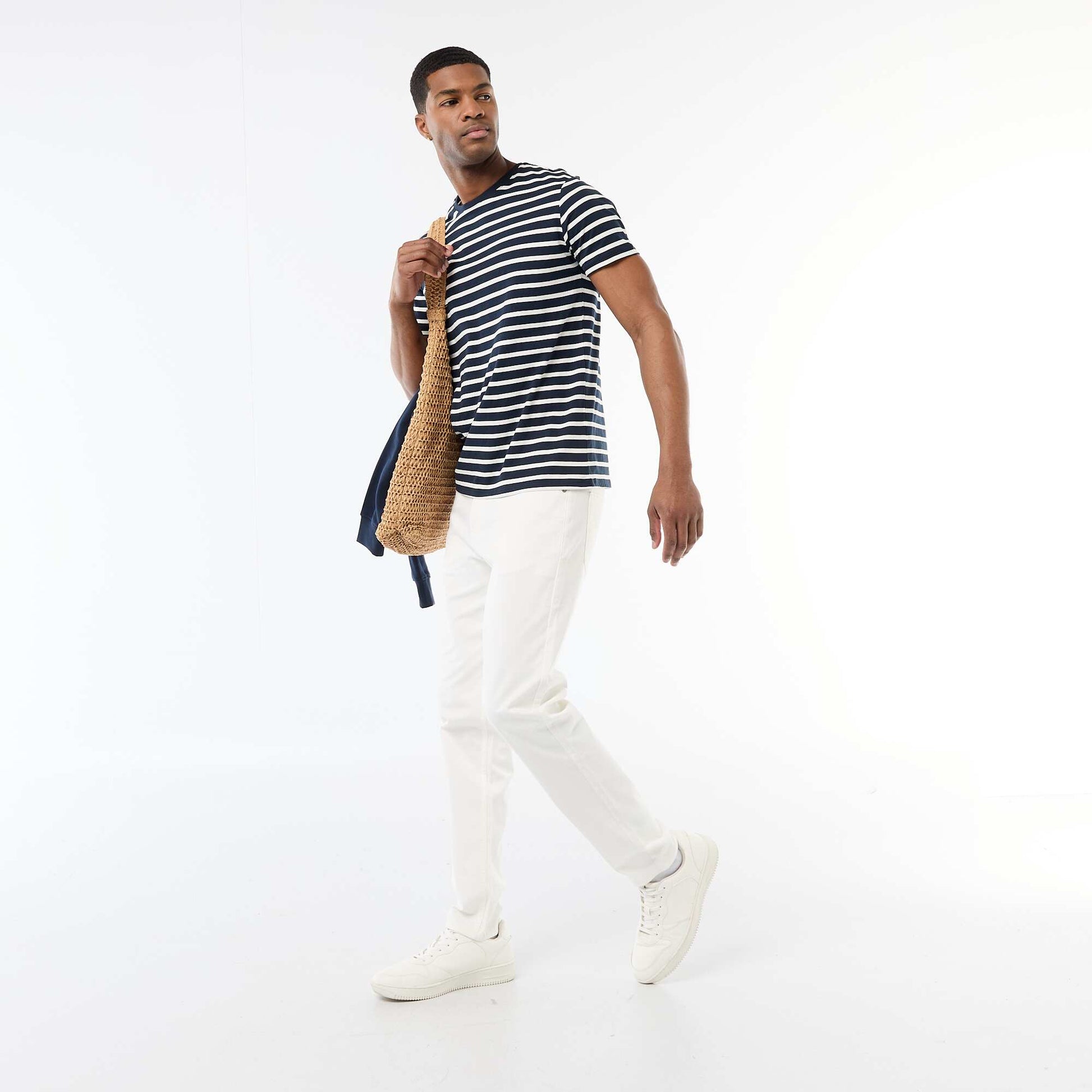 Chino slim 5 poches - L32 BEIGE