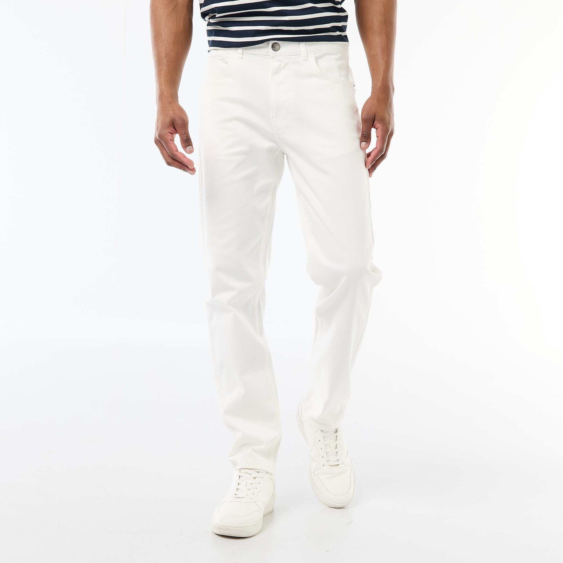 Chino slim 5 poches - L32 BEIGE