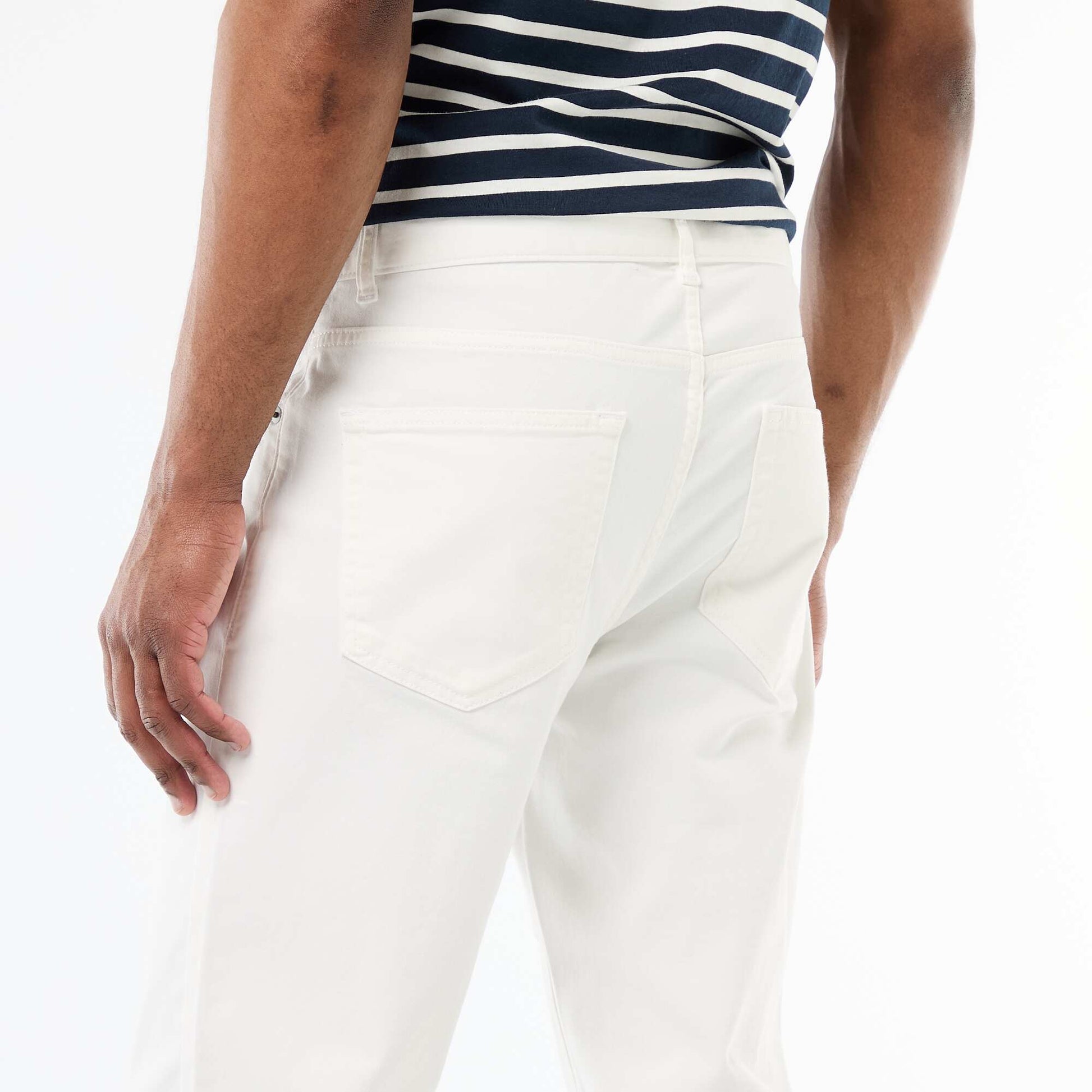Chino slim 5 poches - L32 BEIGE