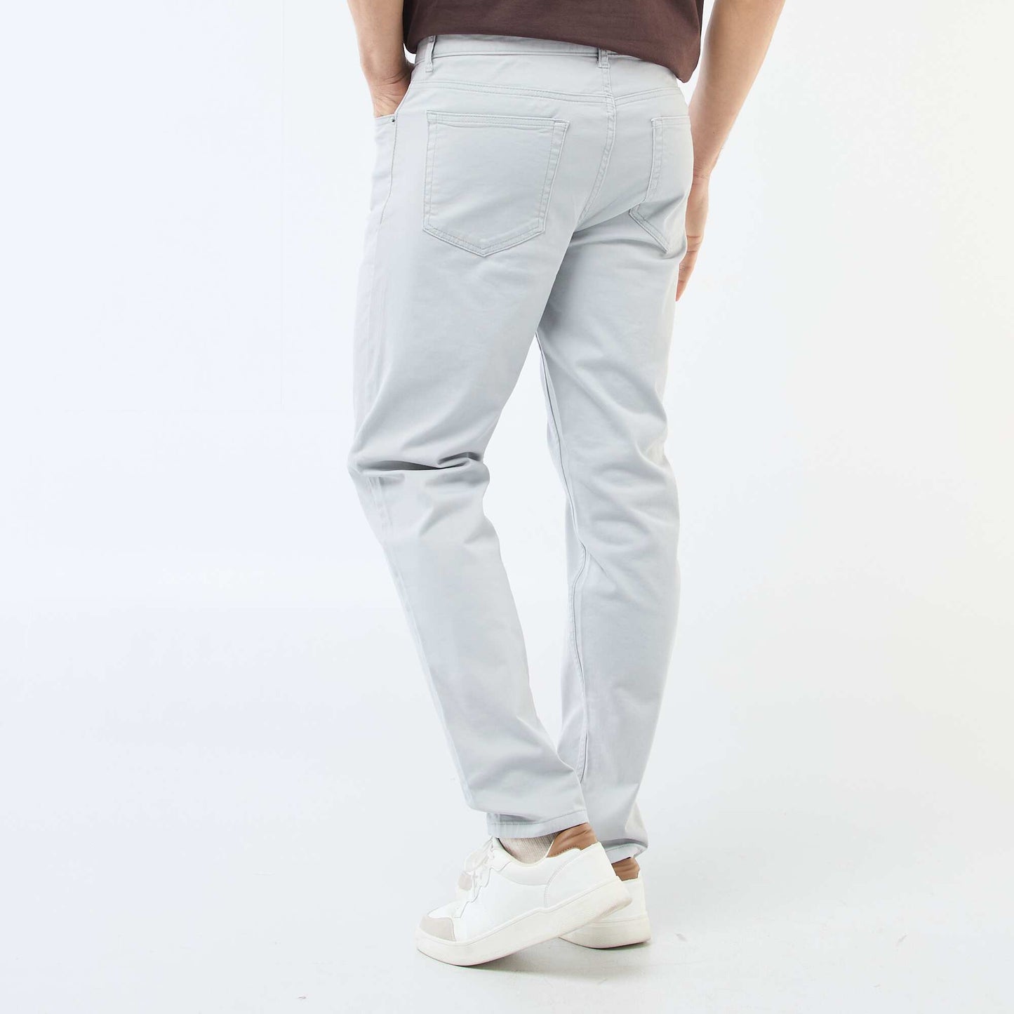 Chino slim 5 poches - L32 GRIS
