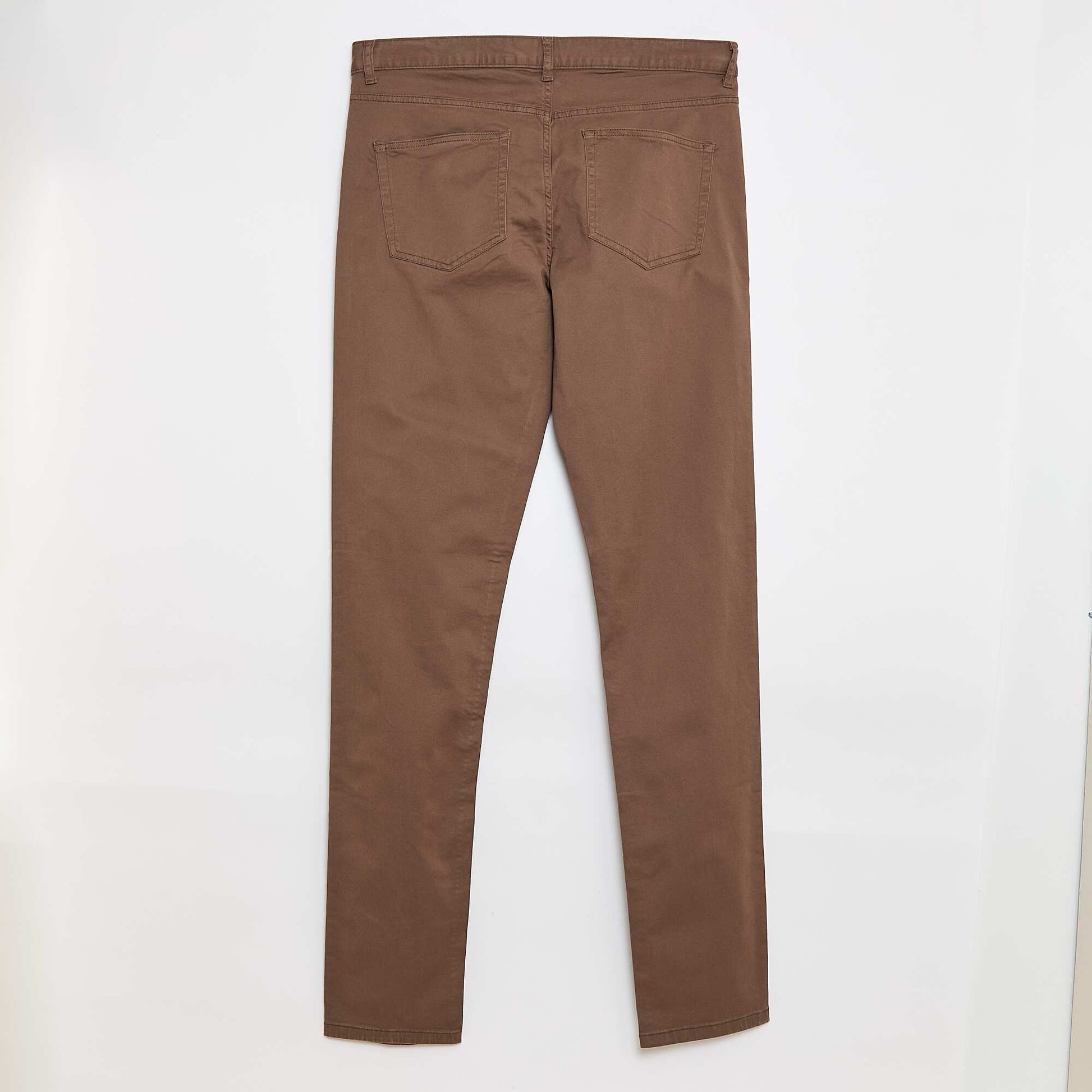 Pantalon slim L38 + de 2m MARRON