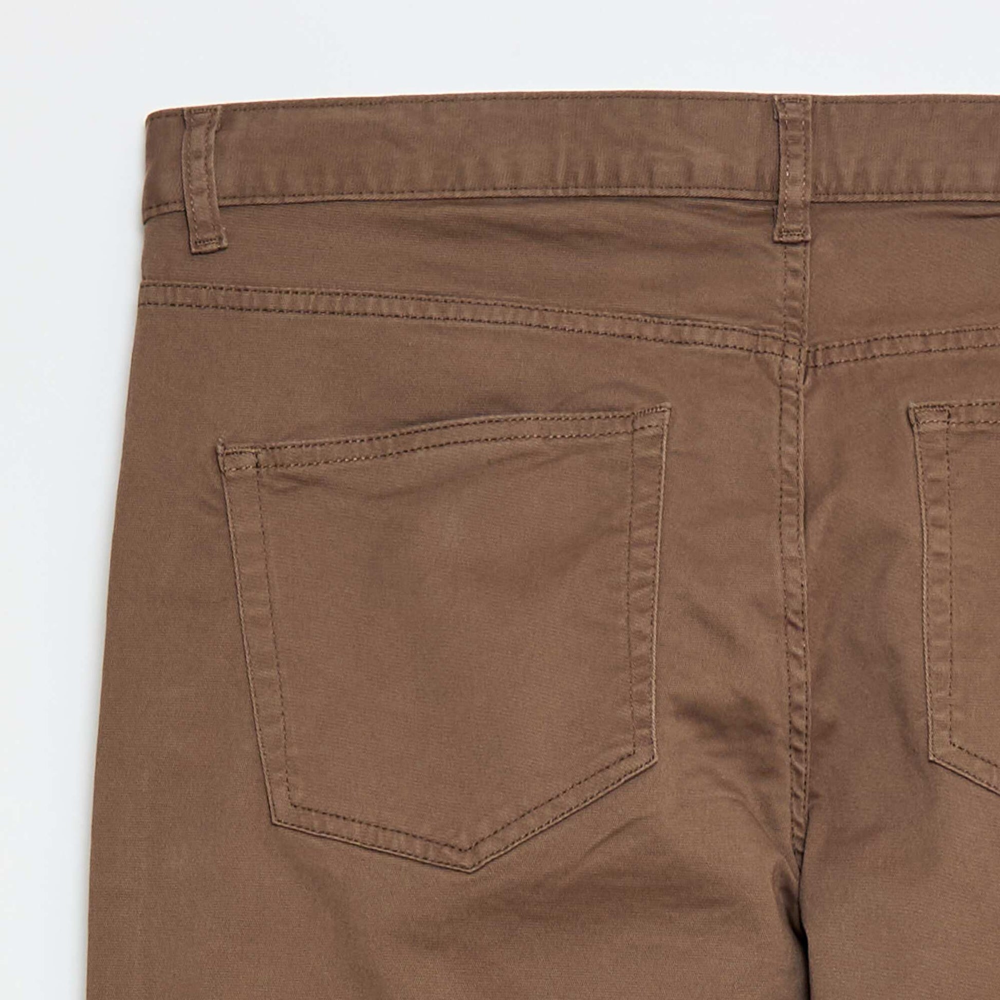 Pantalon slim L38 + de 2m MARRON
