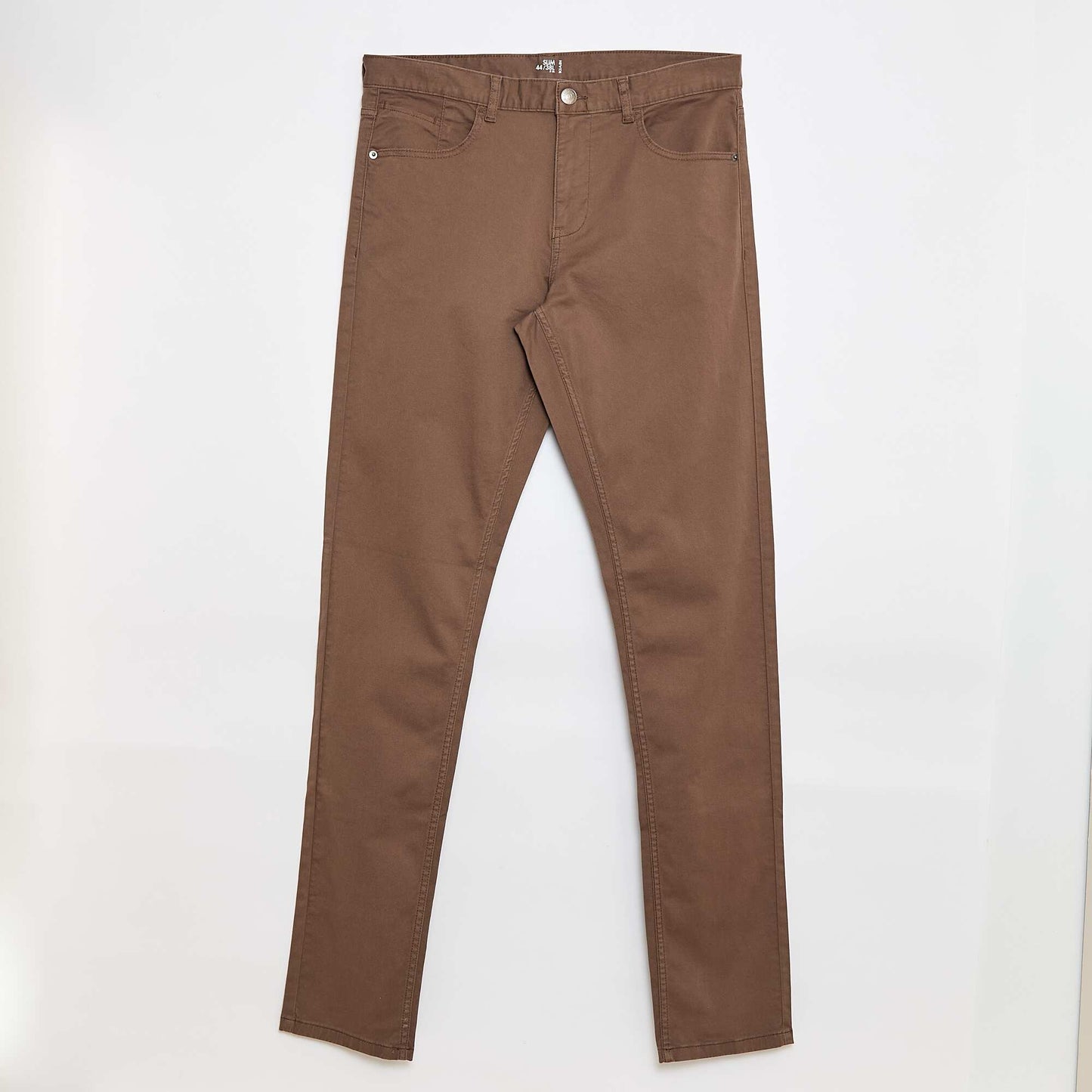 Pantalon slim L36 +1m90 MARRON