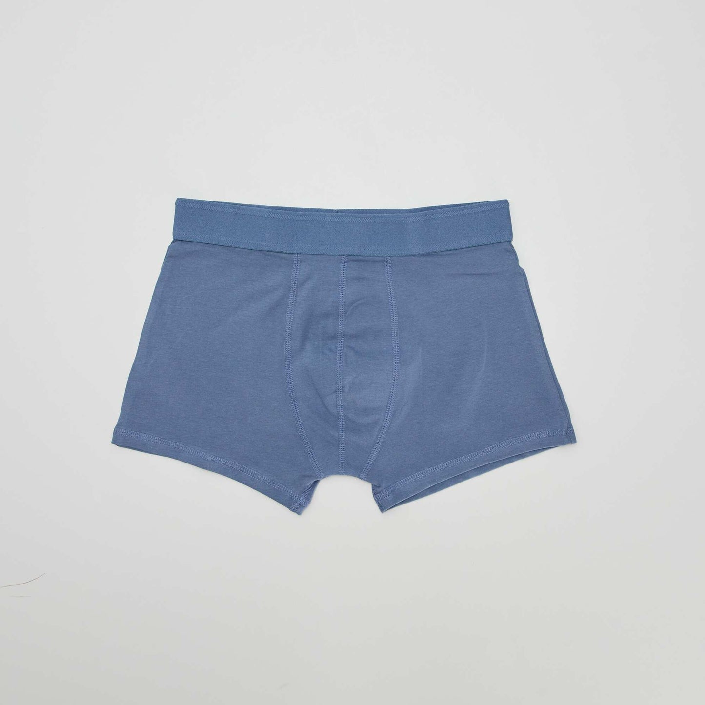 Lot de 3 boxers unis Bleu/Camel