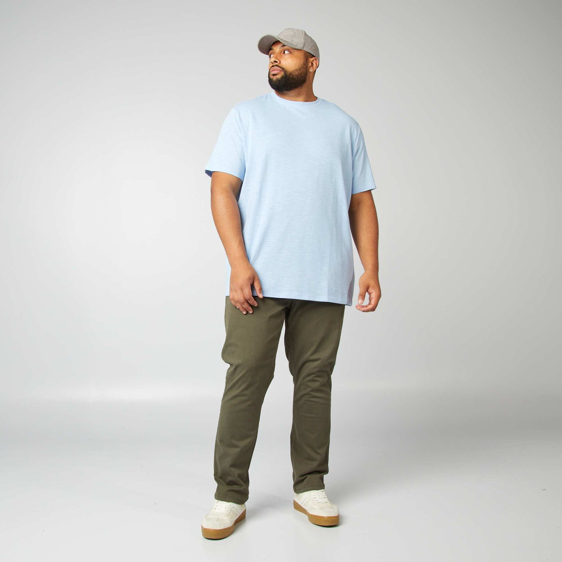 Pantalon slim - L32 KAKI
