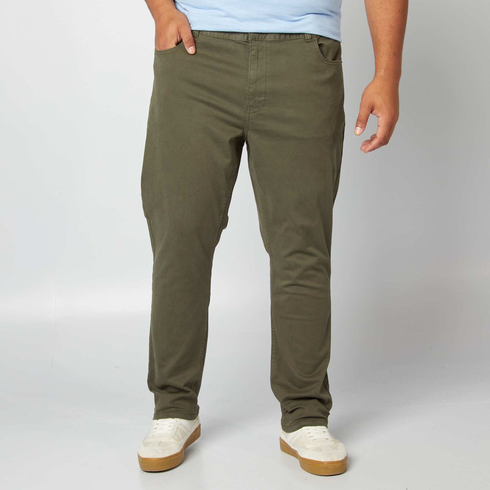 Pantalon slim - L32 KAKI