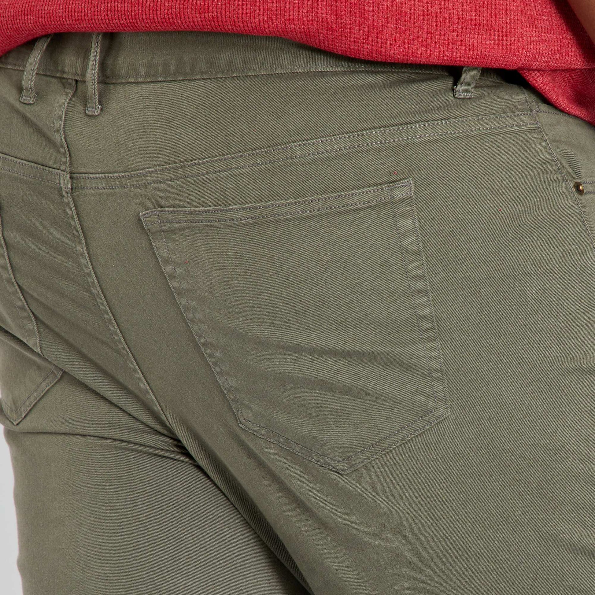Pantalon slim - L32 KAKI