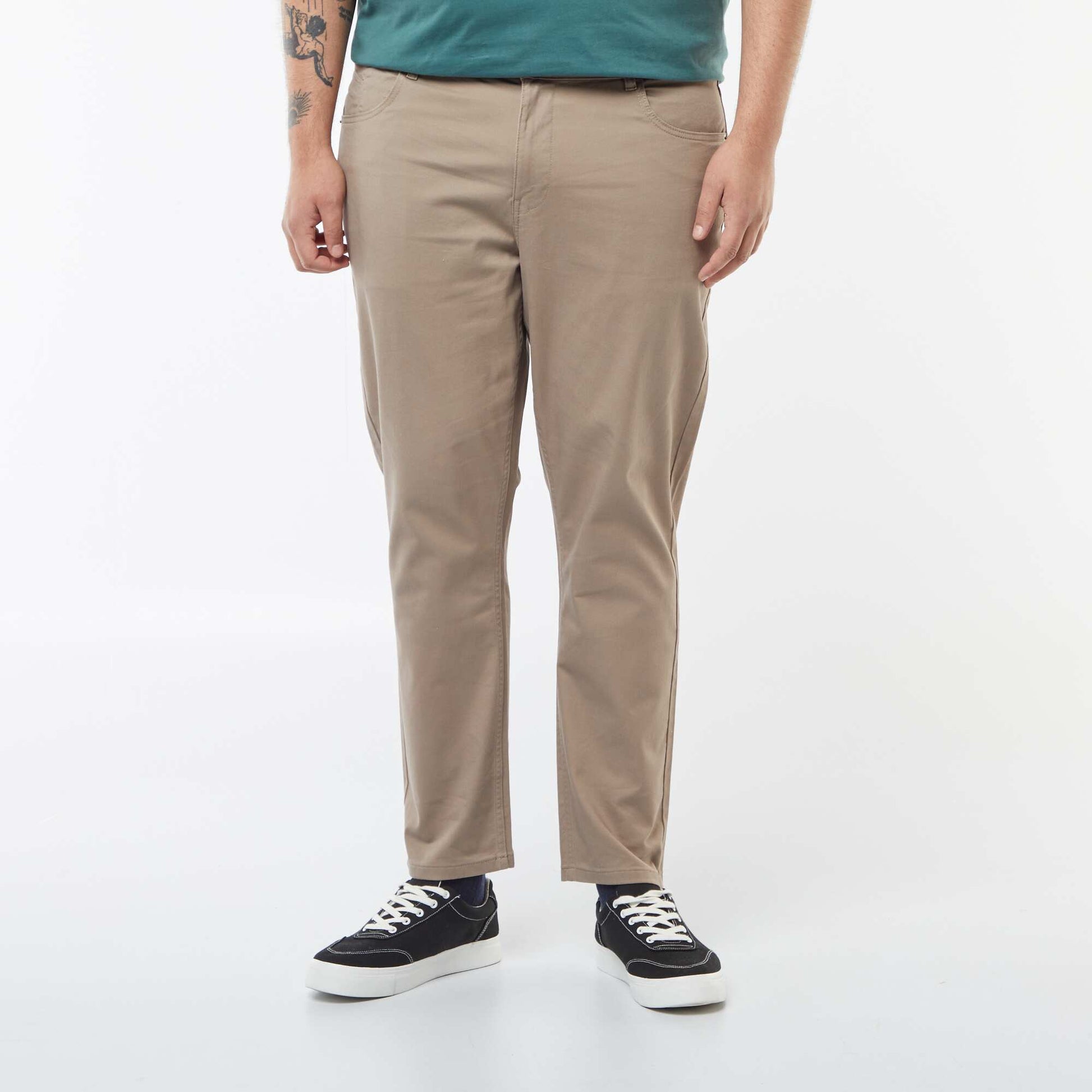 Pantalon slim - L32 BEIGE