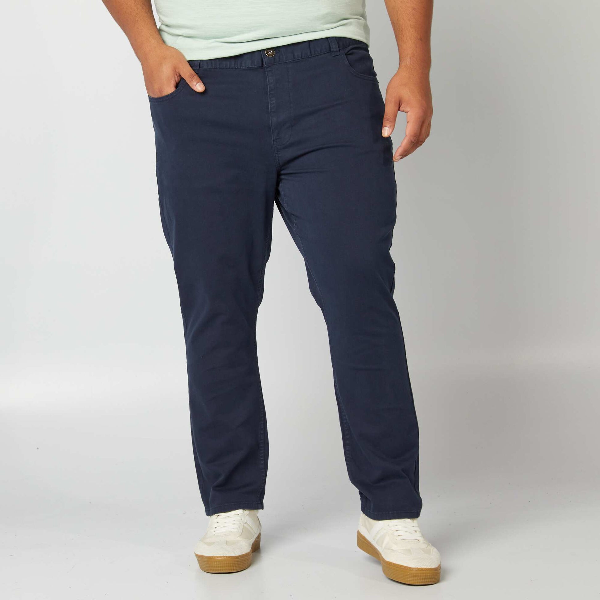 Pantalon slim - L32 BLEU MARINE