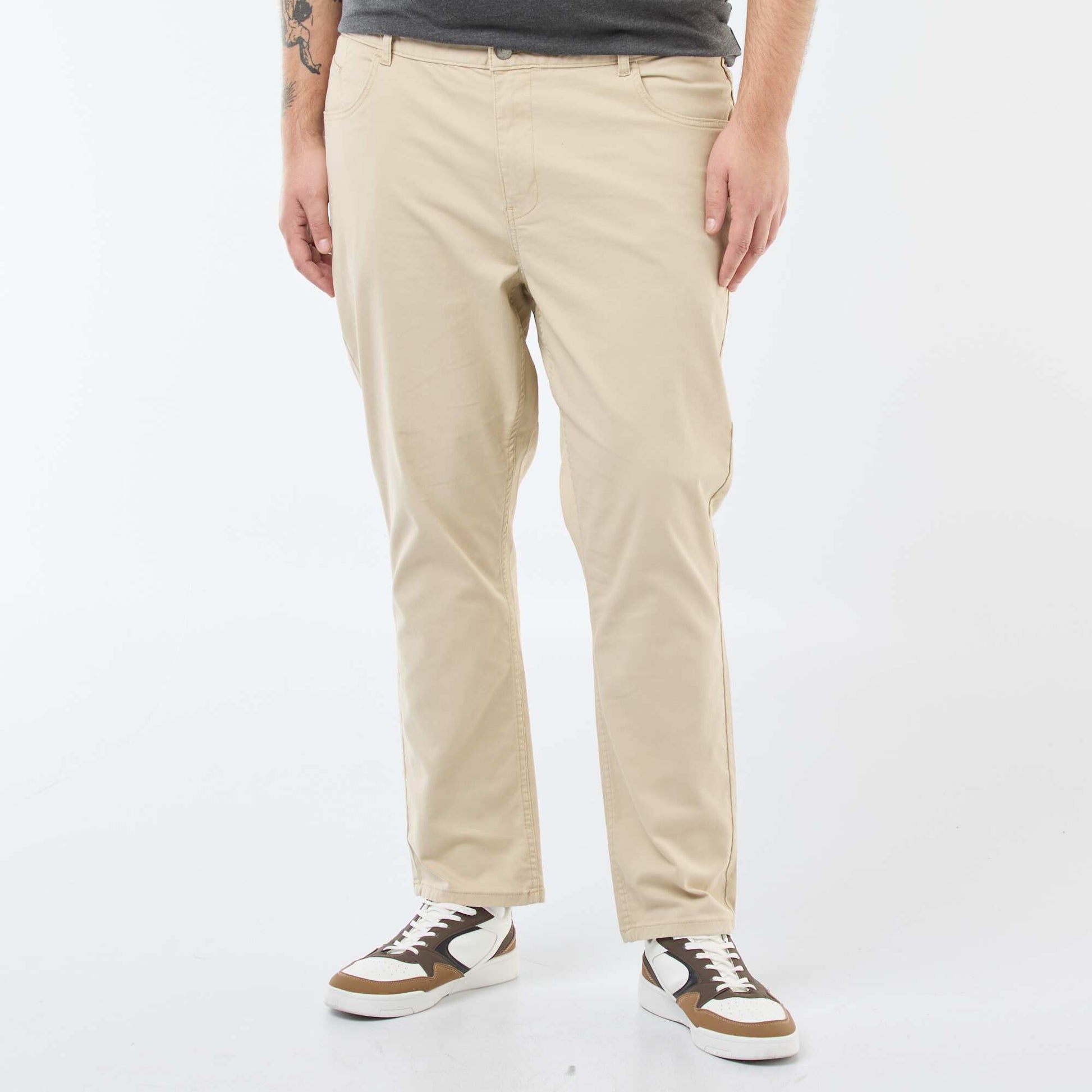 Pantalon slim - L32 BEIGE