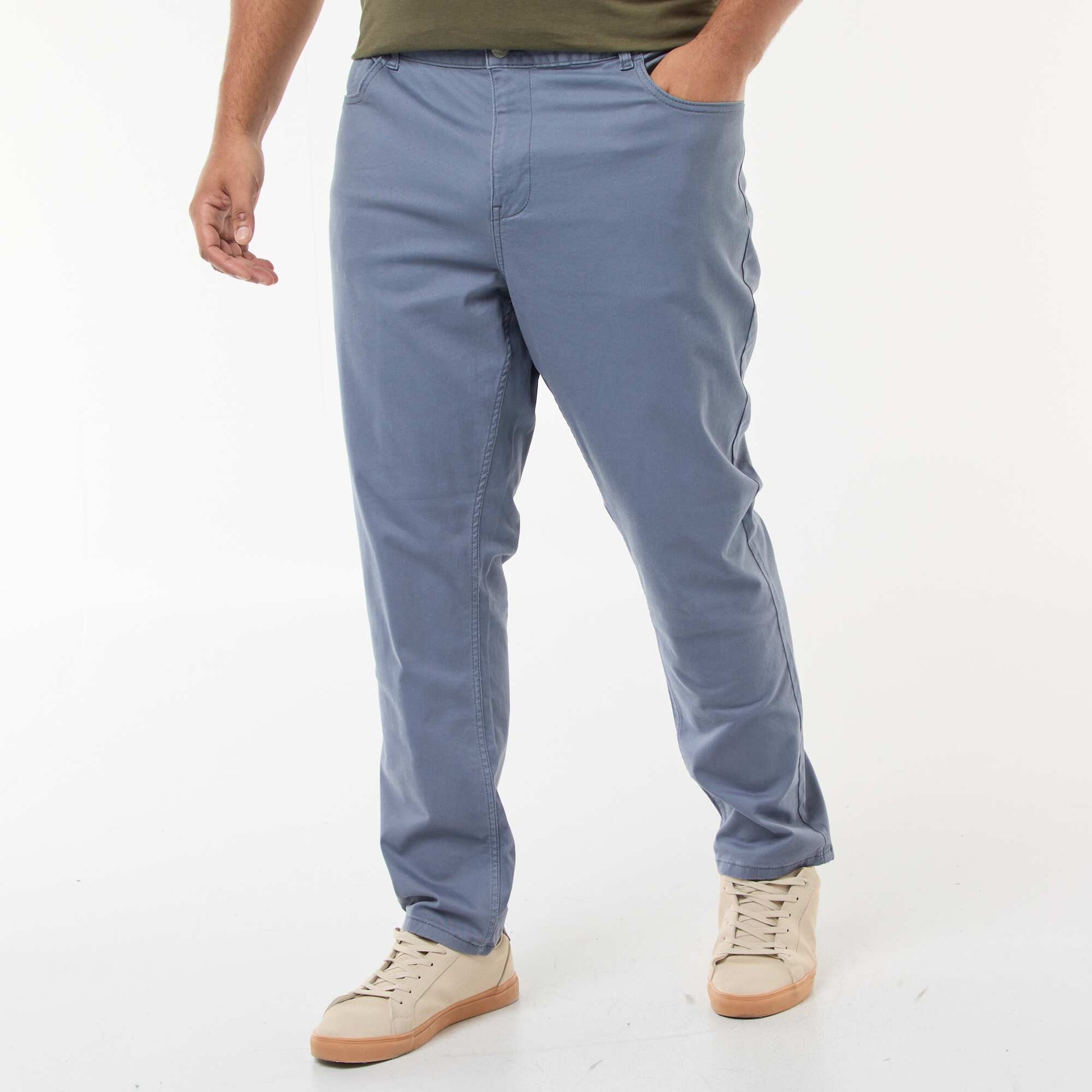 Pantalon slim - L32 GRIS
