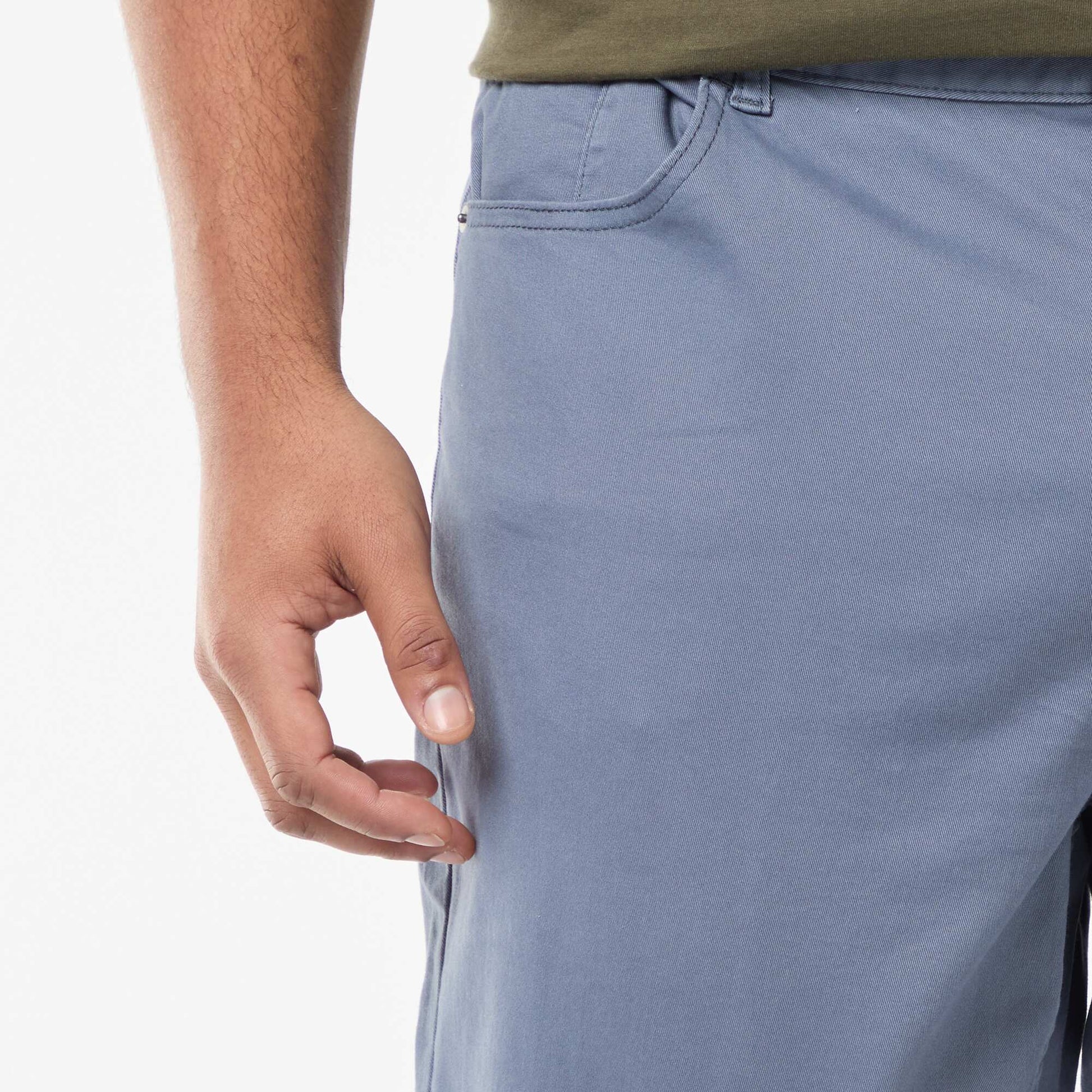 Pantalon slim - L32 GRIS