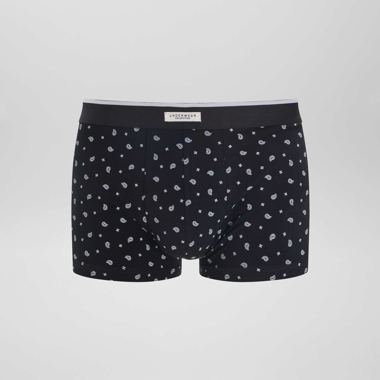 Lot 3 boxers stretch Noir/gris