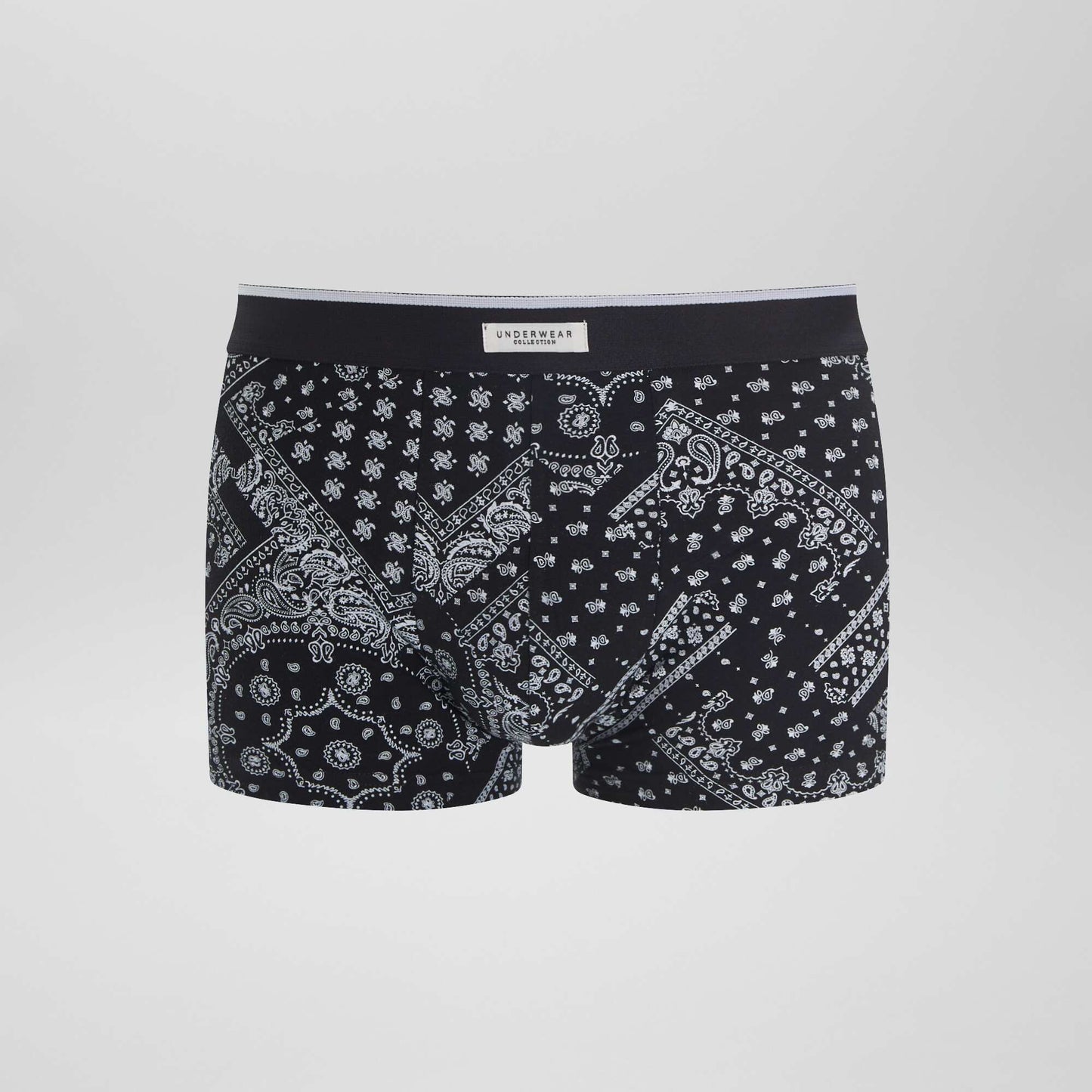 Lot 3 boxers stretch Noir/gris