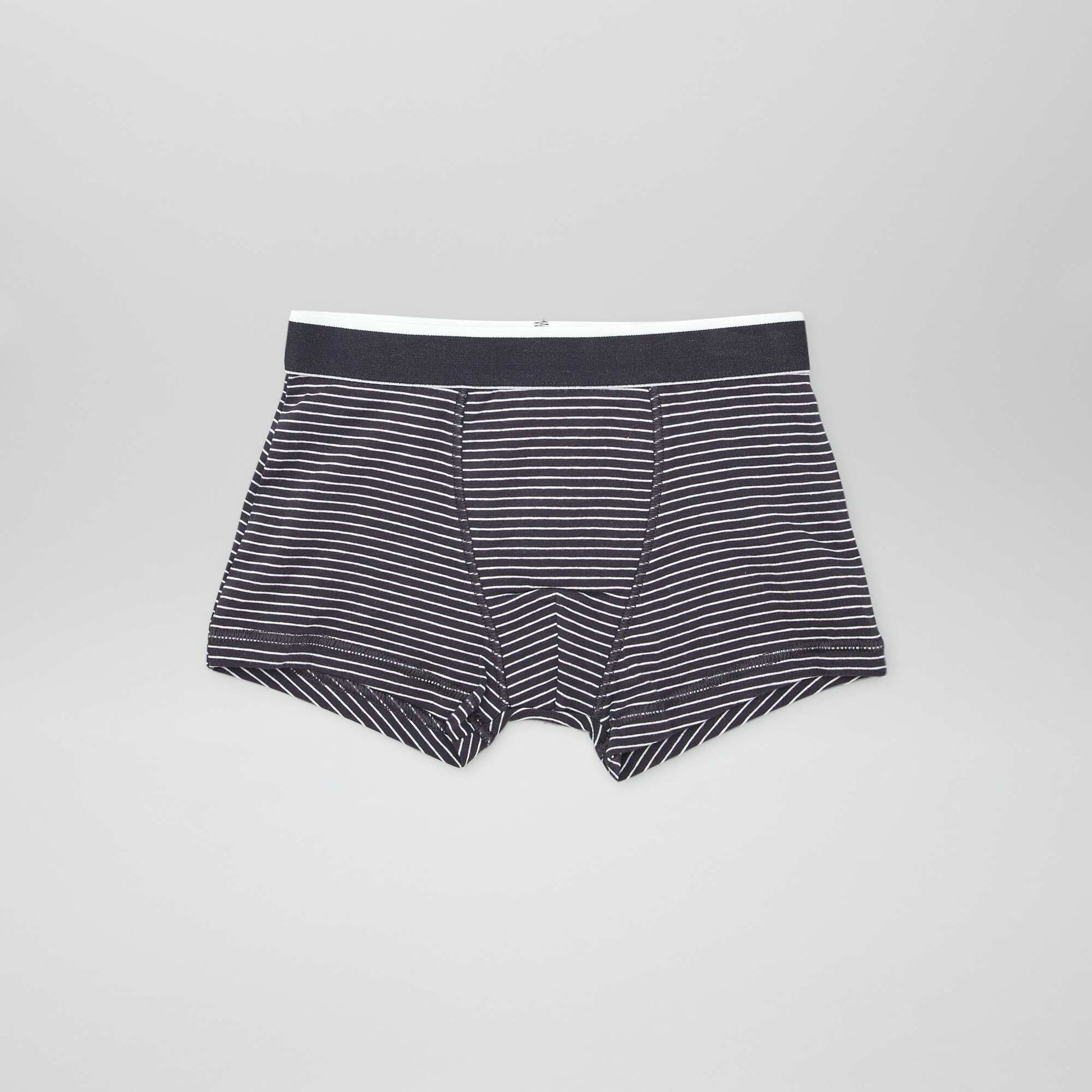 Lot de 3 boxers Blanc/bleu marine/beige