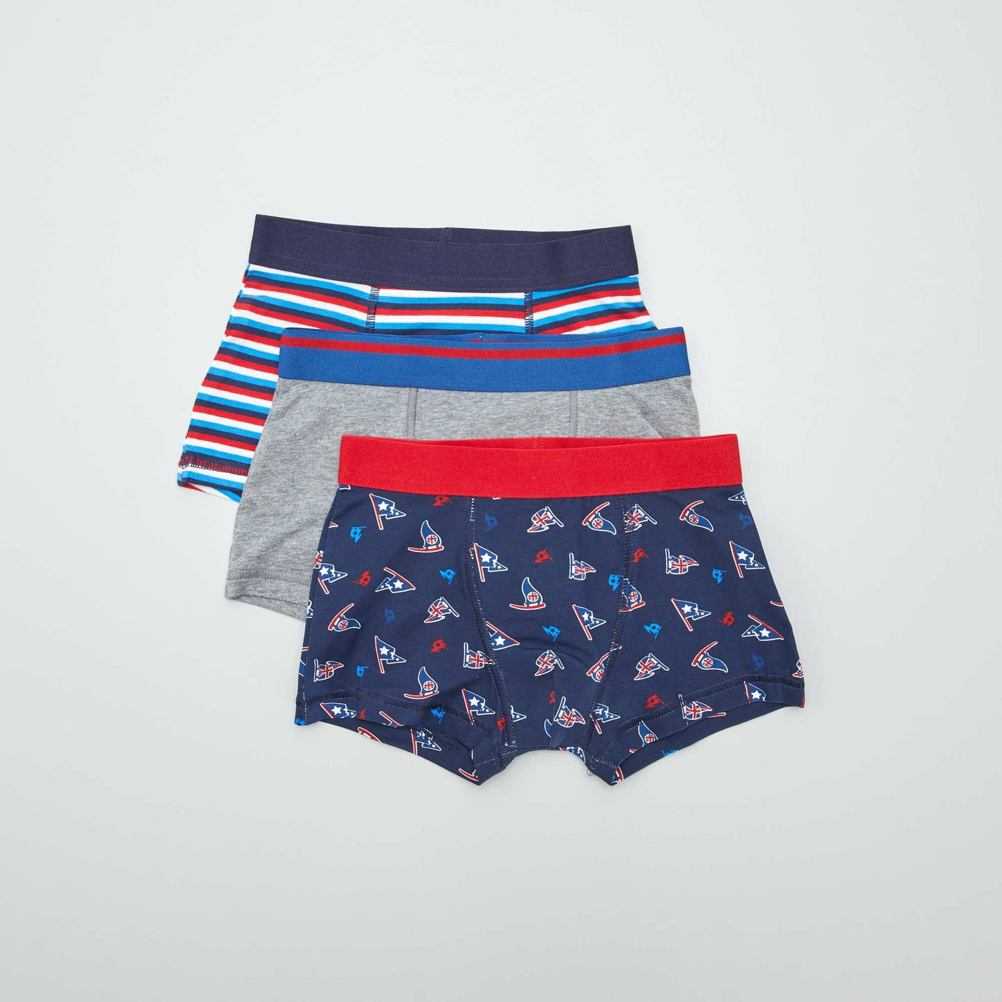 Lot de 3 boxers BLEU