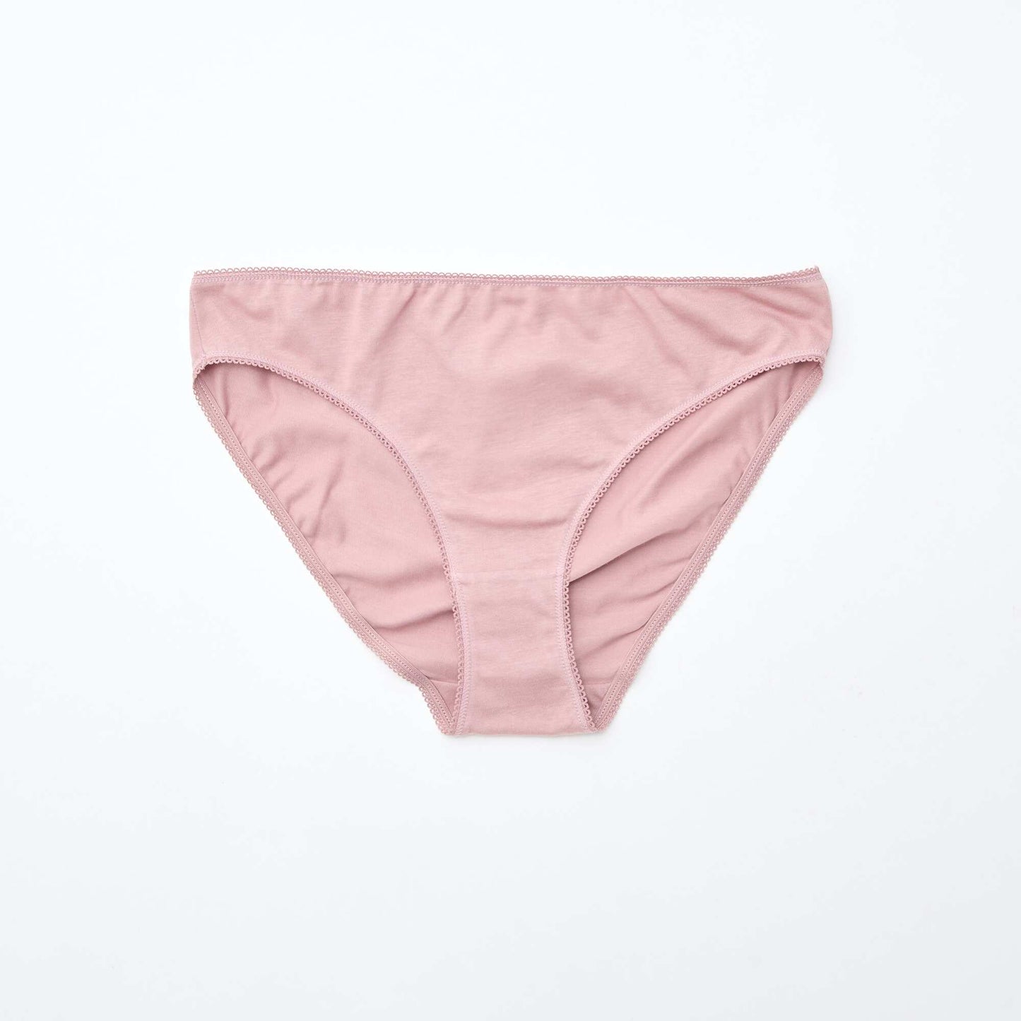 Lot de 5 culottes coton uni ROSE