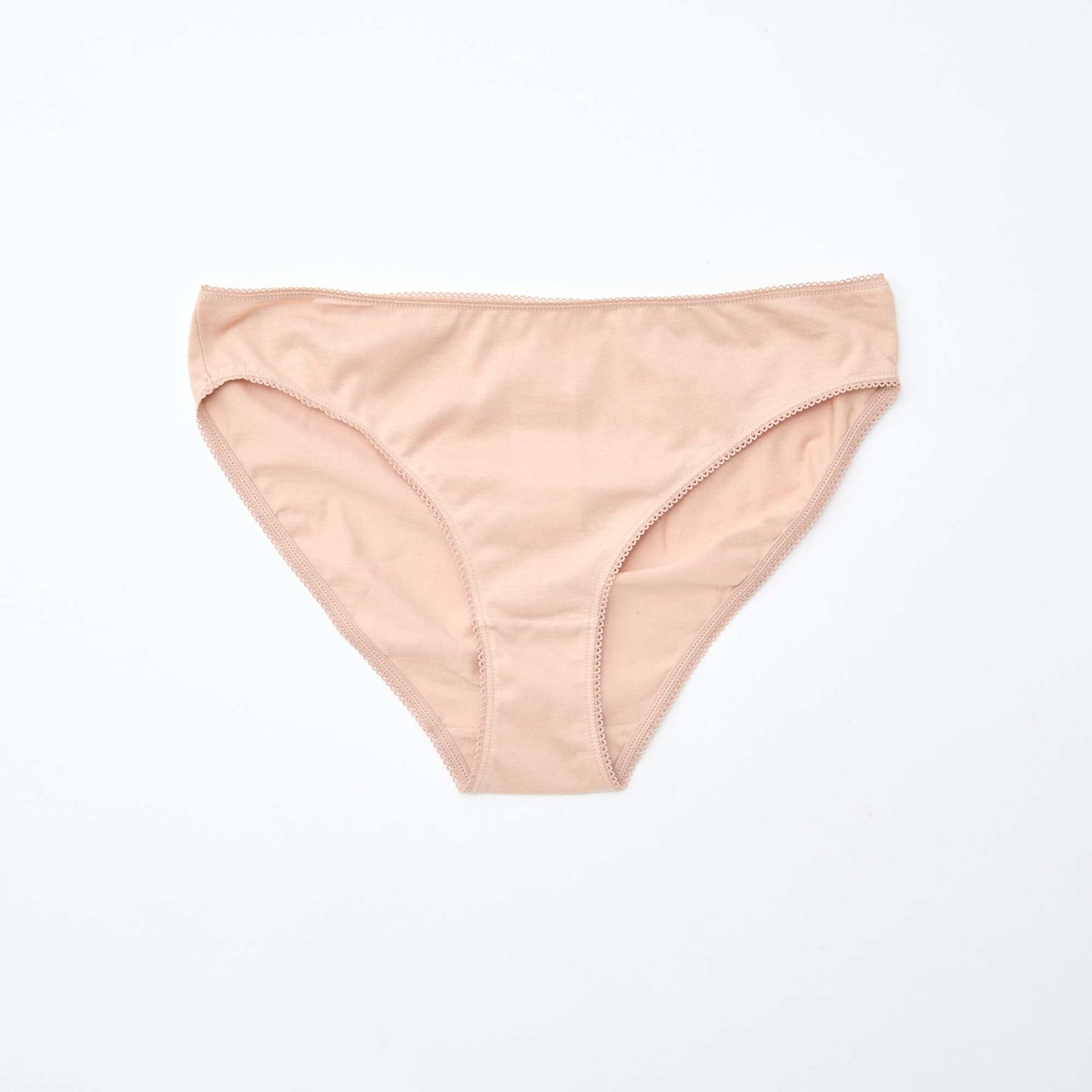 Lot de 5 culottes coton uni MARRON