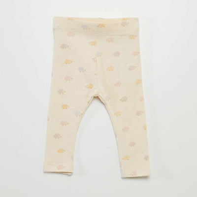 Legging long fantaisie Beige heri