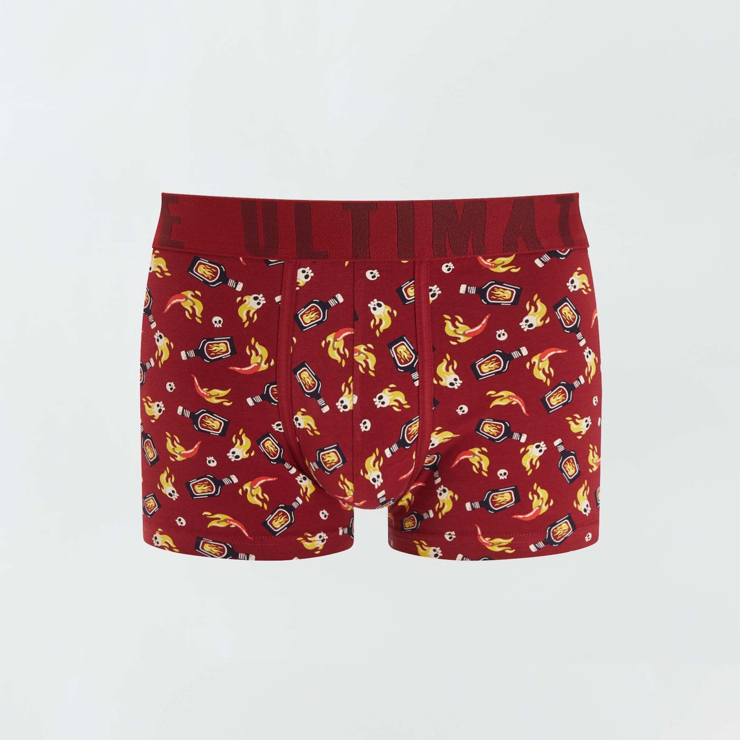 Lot de 3 boxers fantaisie Marine/rouge