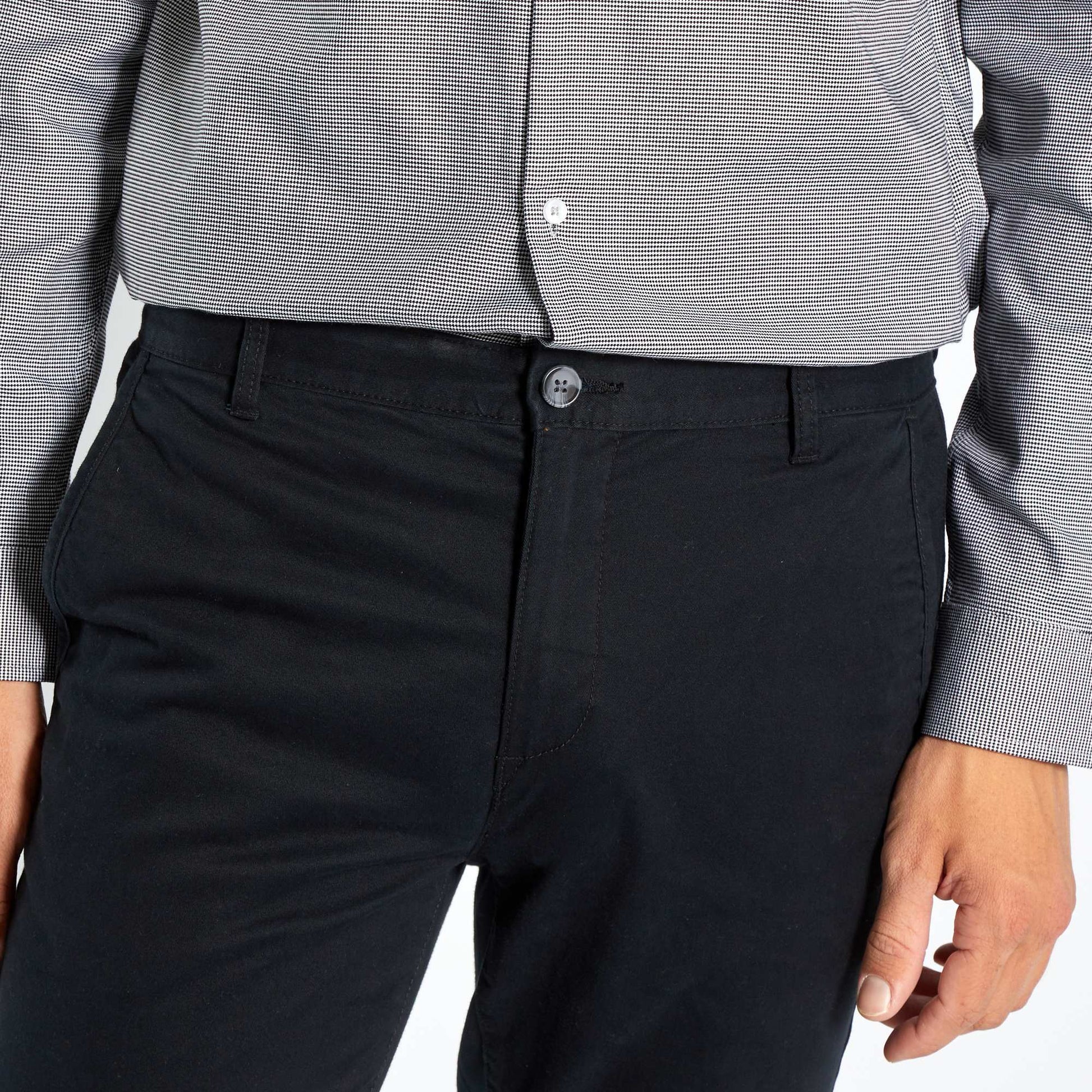 Chino skinny stretch - L32 NOIR