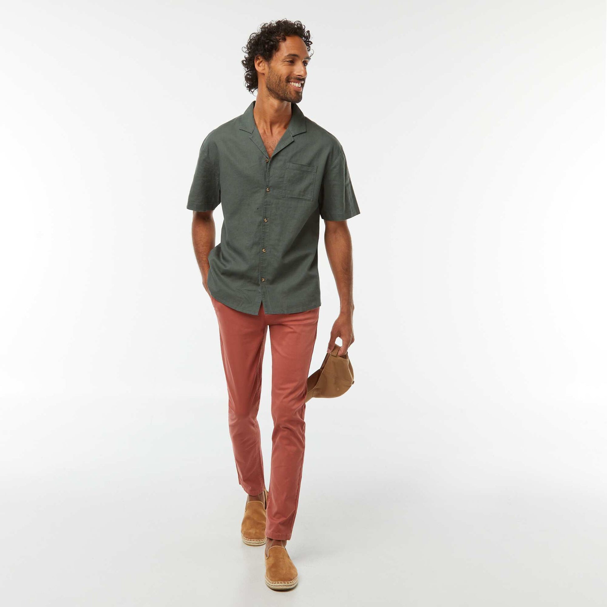 Chino skinny stretch - L32 ROSE
