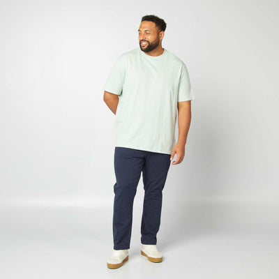 Pantalon slim - L34 BLEU MARINE