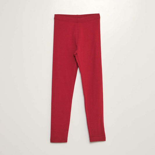 Legging long et stretch Rouge