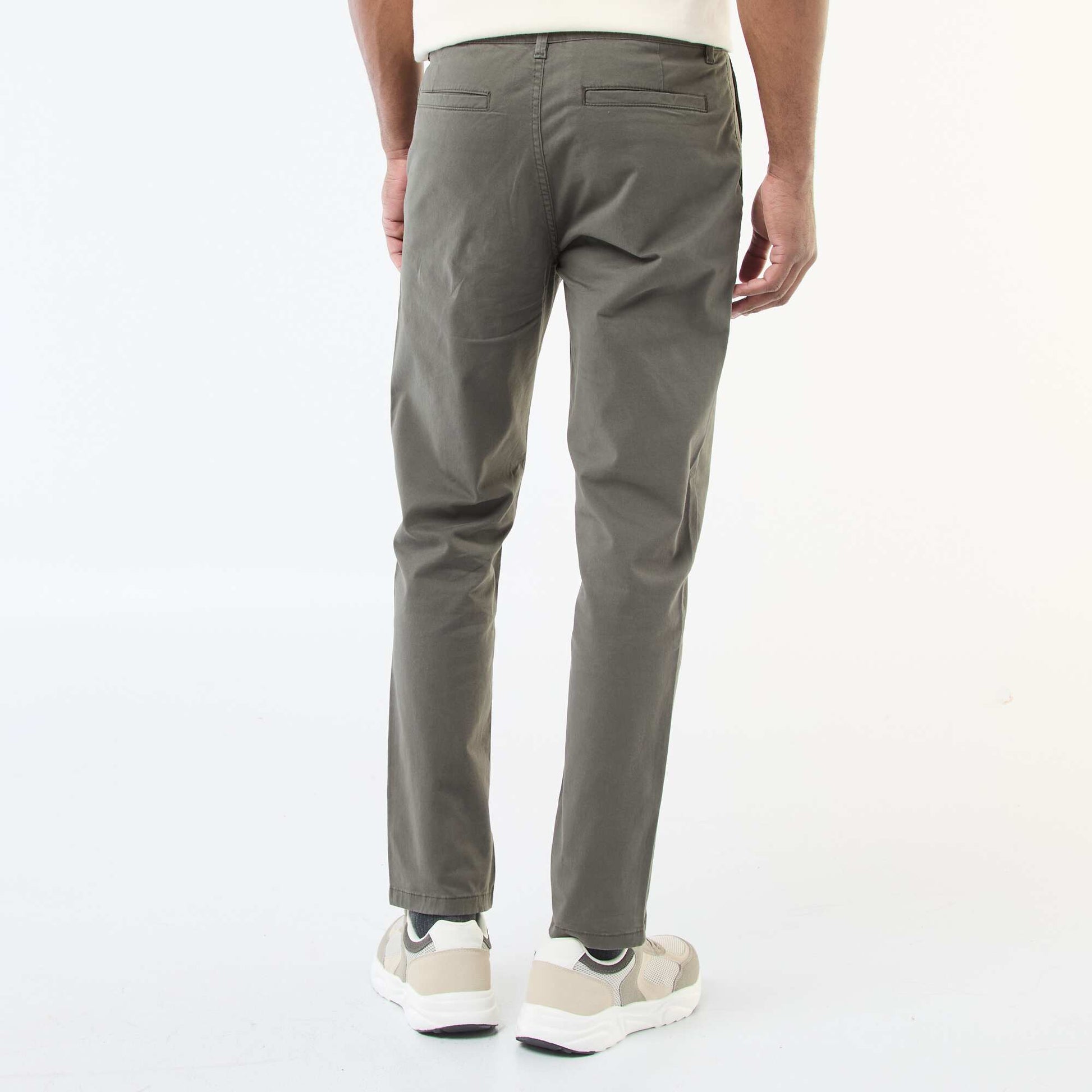 Pantalon chino slim L30 KAKI