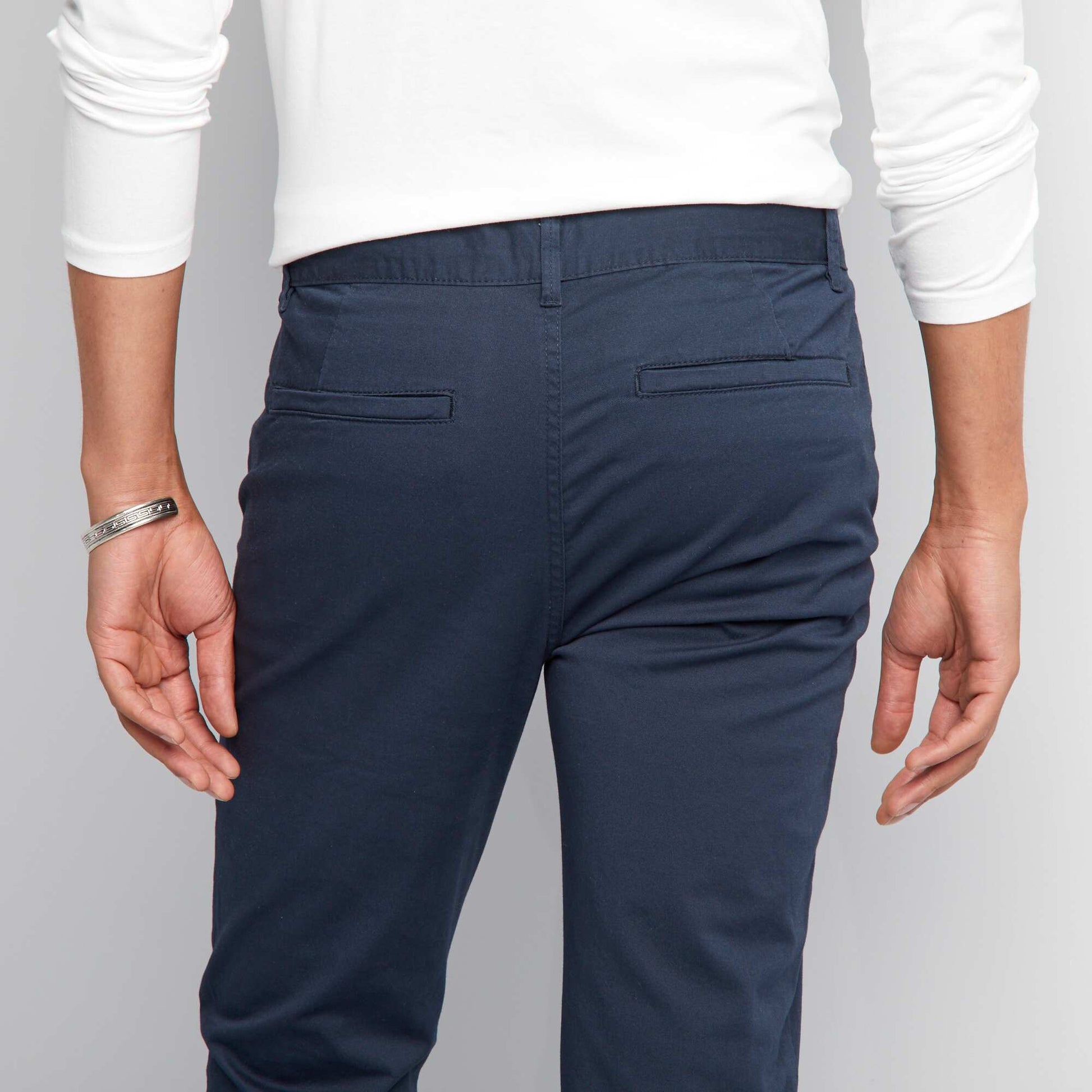 Chino slim - L34 BLEU